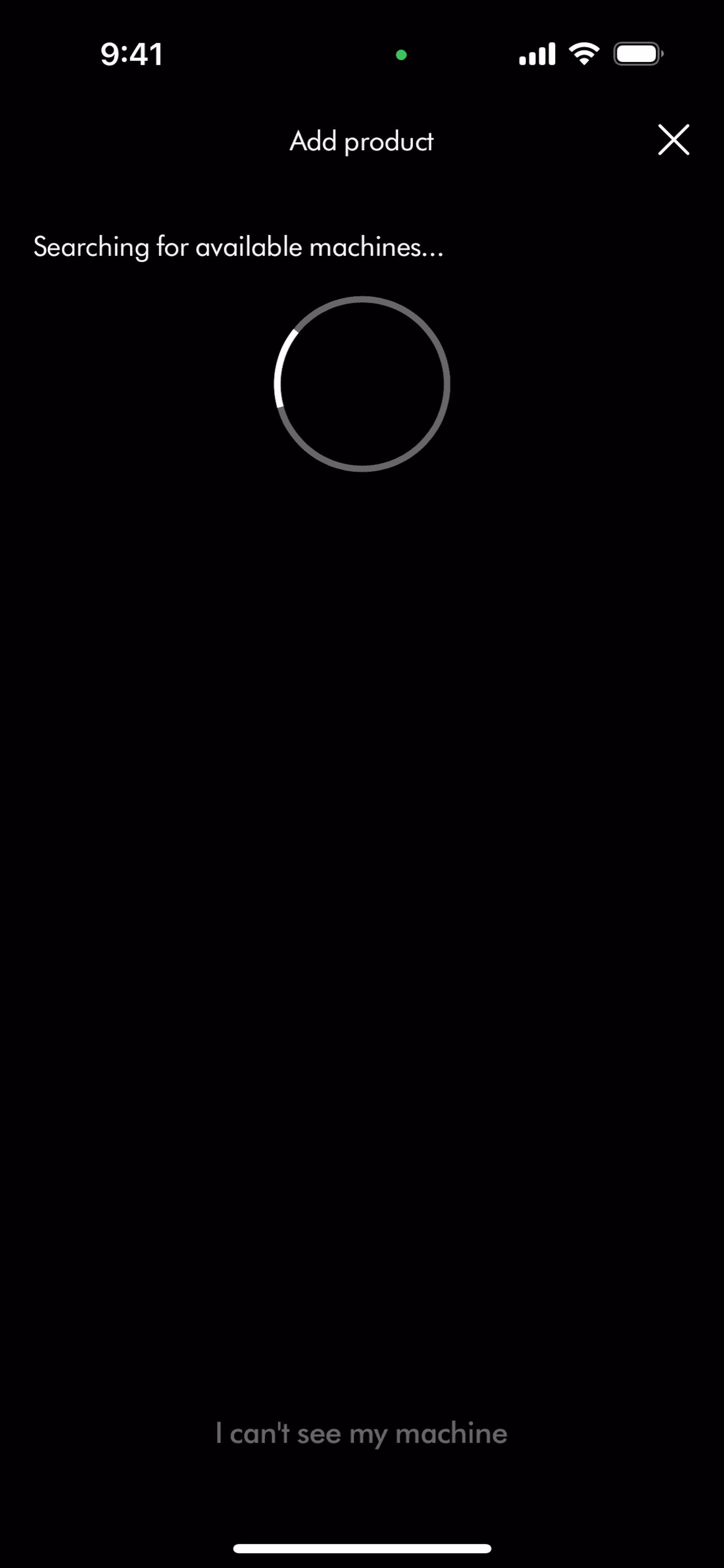 MyDyson iOS UI screenshot 7