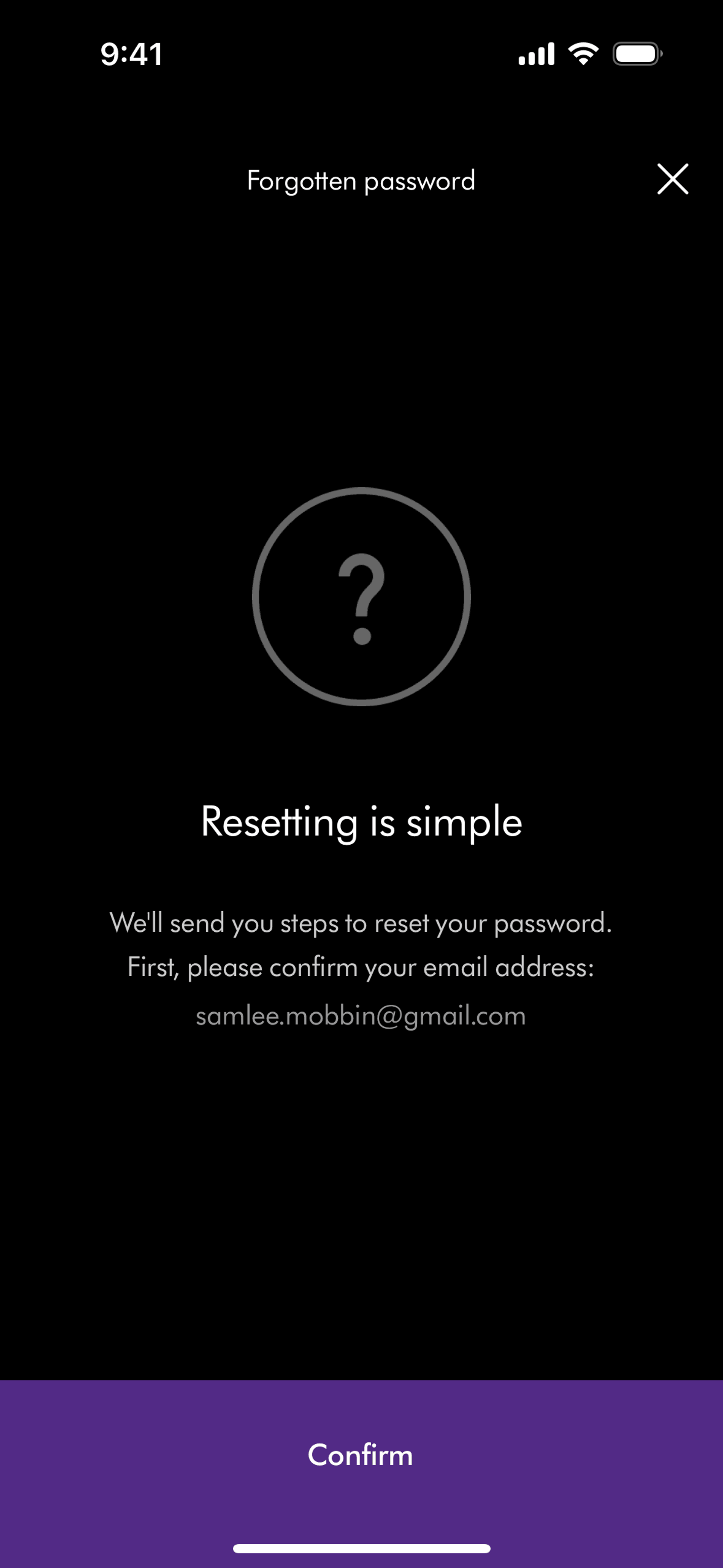 MyDyson iOS UI screenshot 11