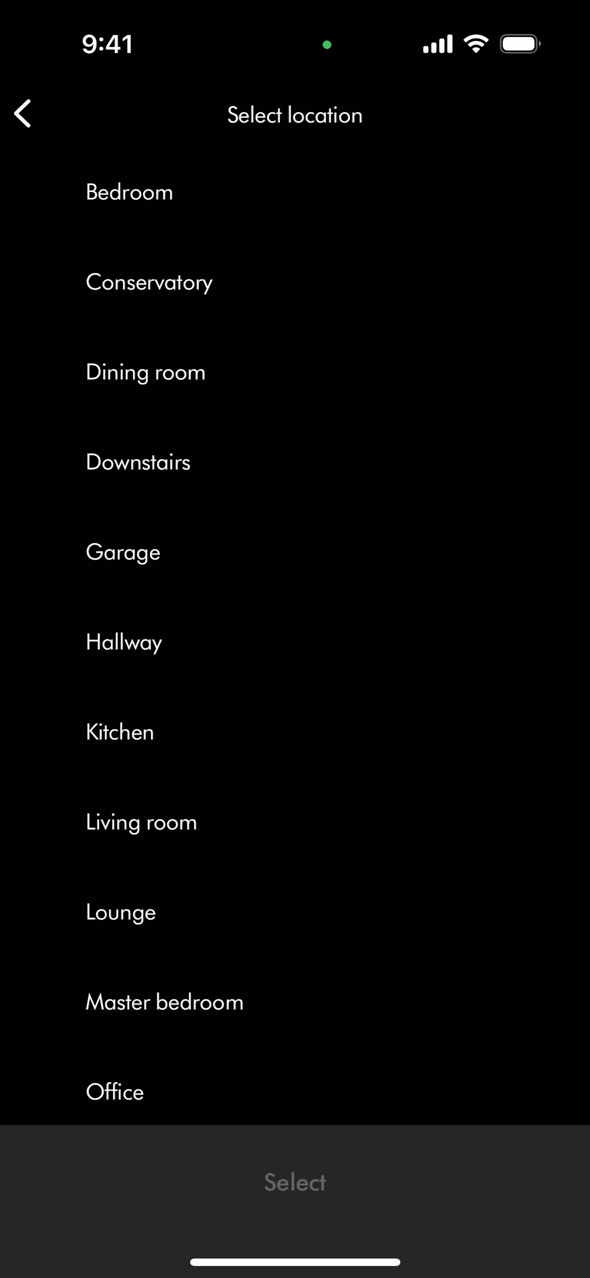 MyDyson iOS UI screenshot 6