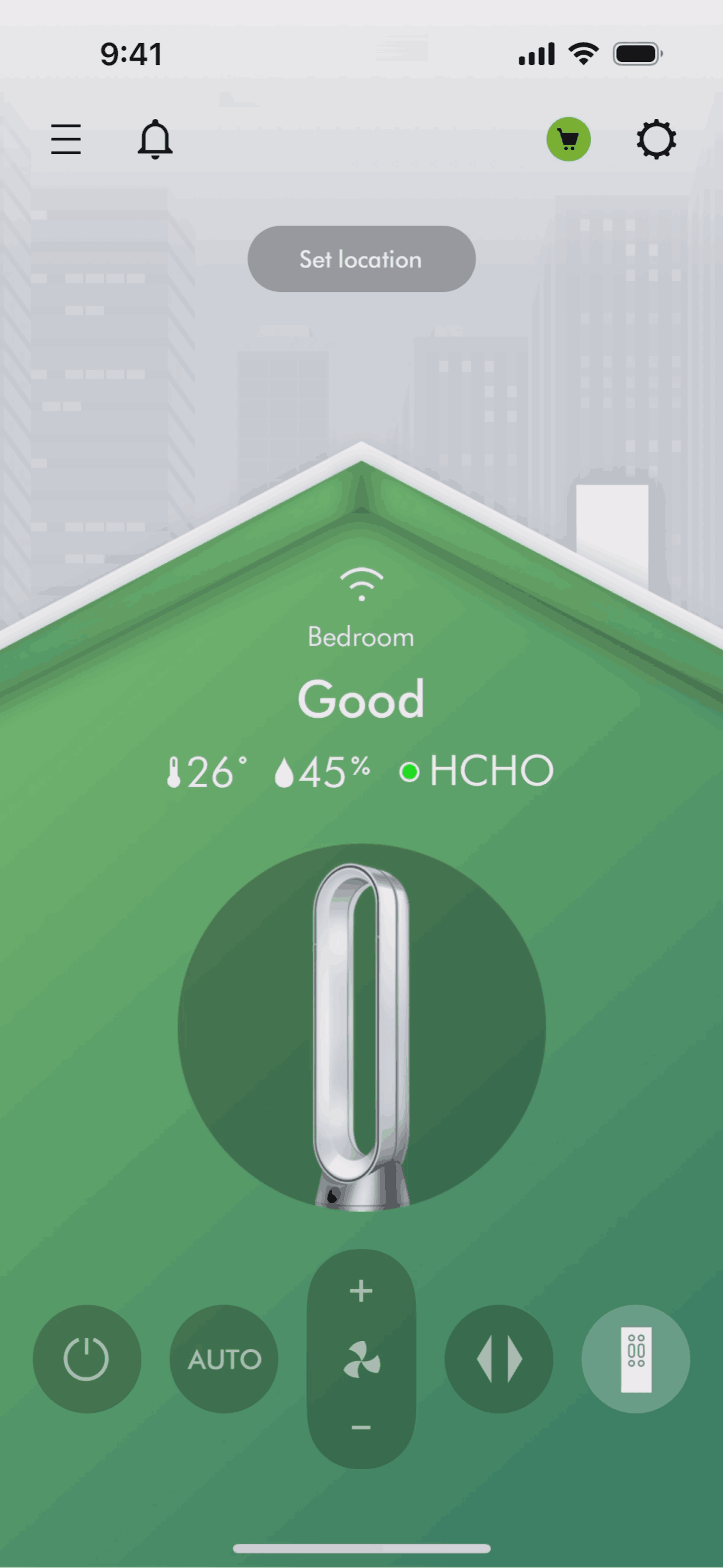 MyDyson iOS UI screenshot 3