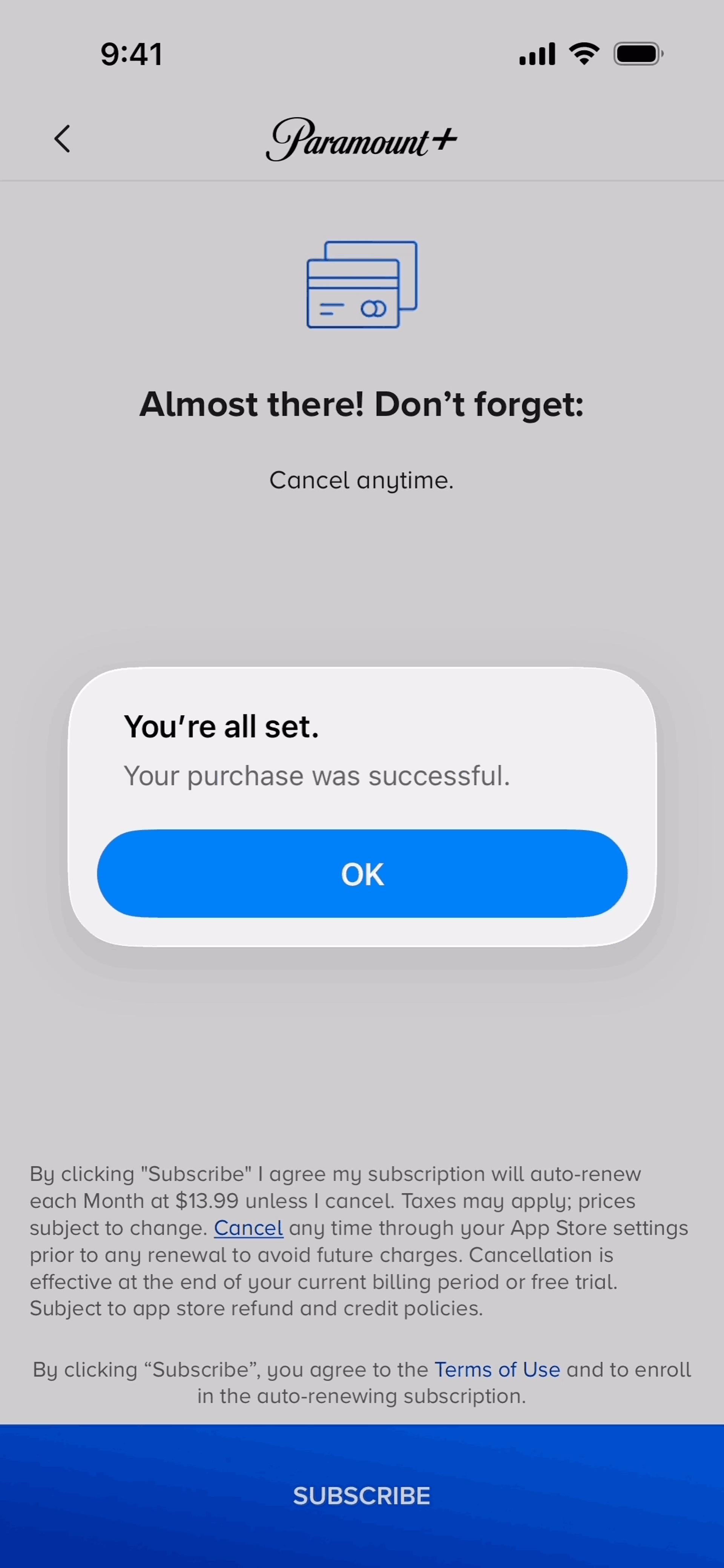 Paramount+ iOS UI screenshot 11