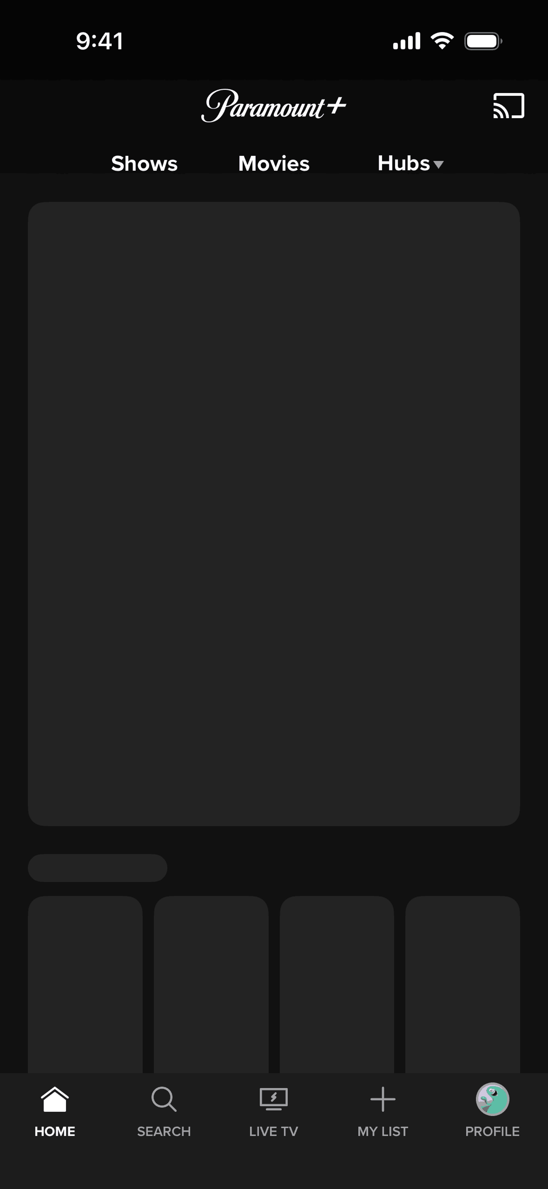 Paramount+ iOS UI screenshot 15