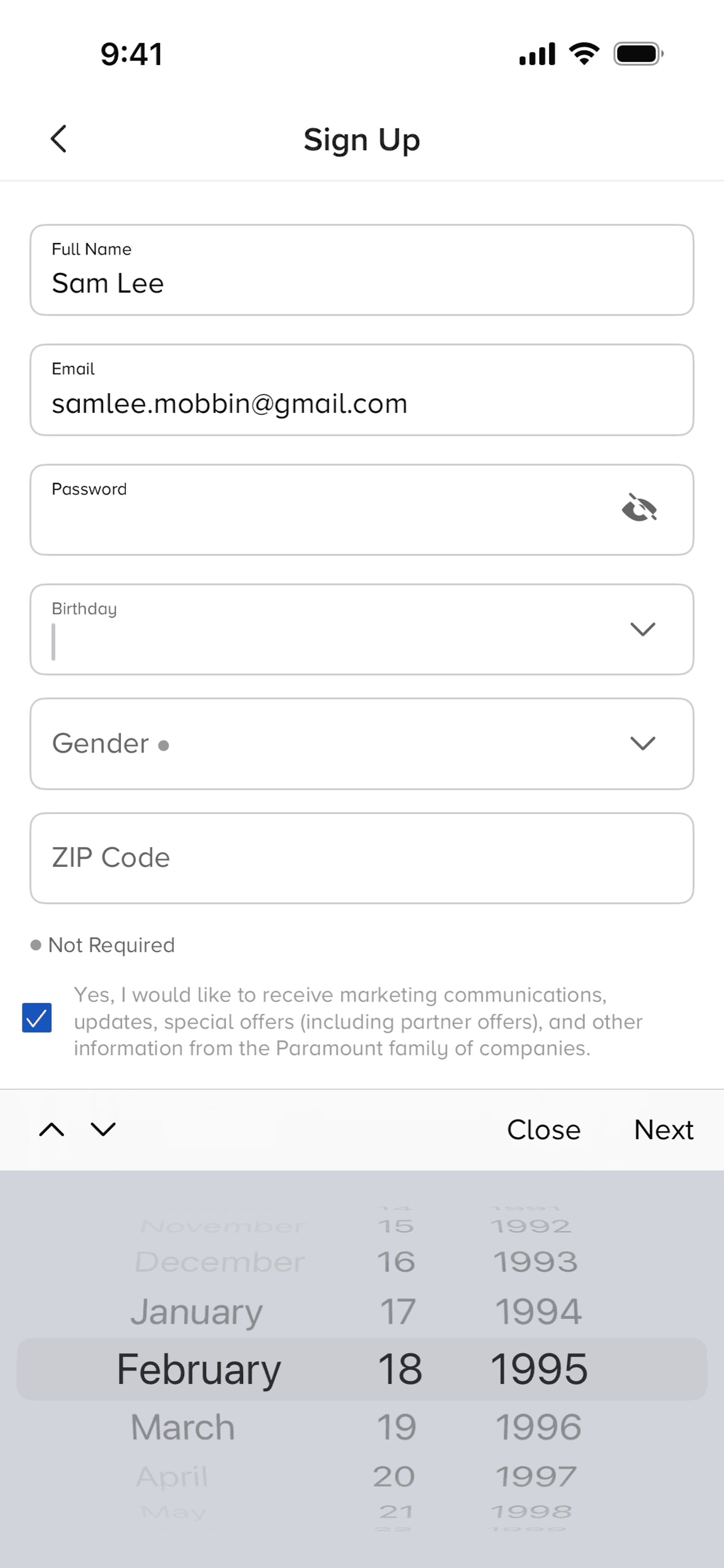 Paramount+ iOS UI screenshot 8