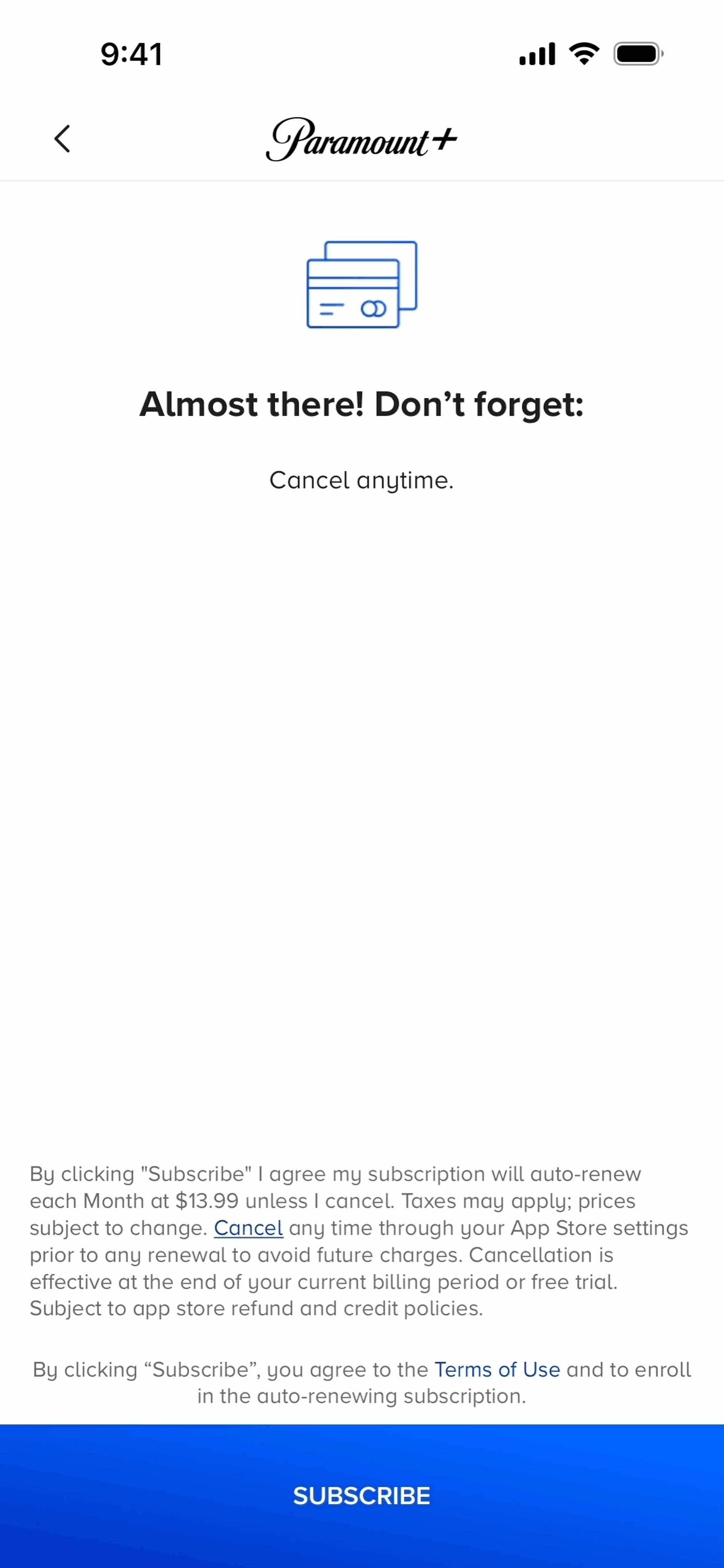 Paramount+ iOS UI screenshot 10