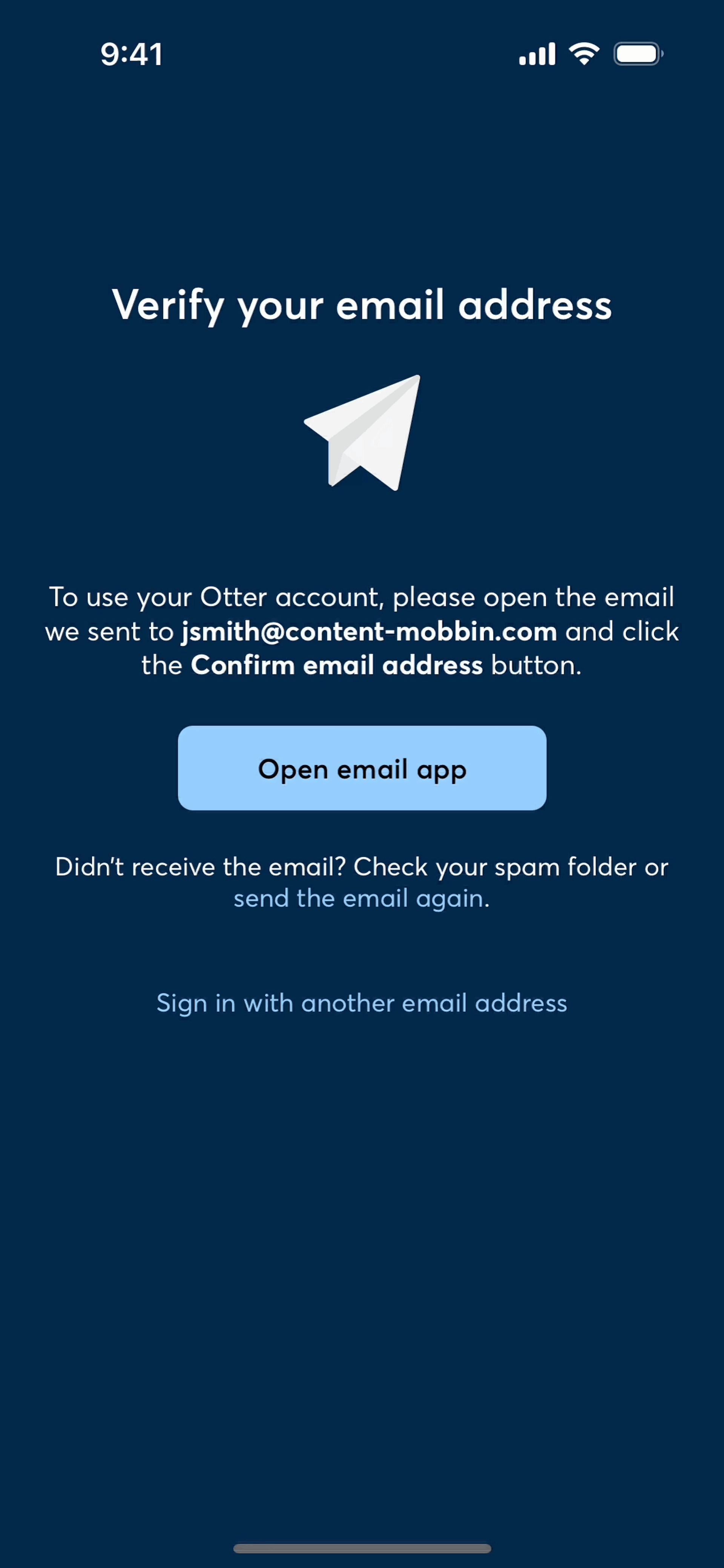 Otter.ai iOS UI screenshot 11