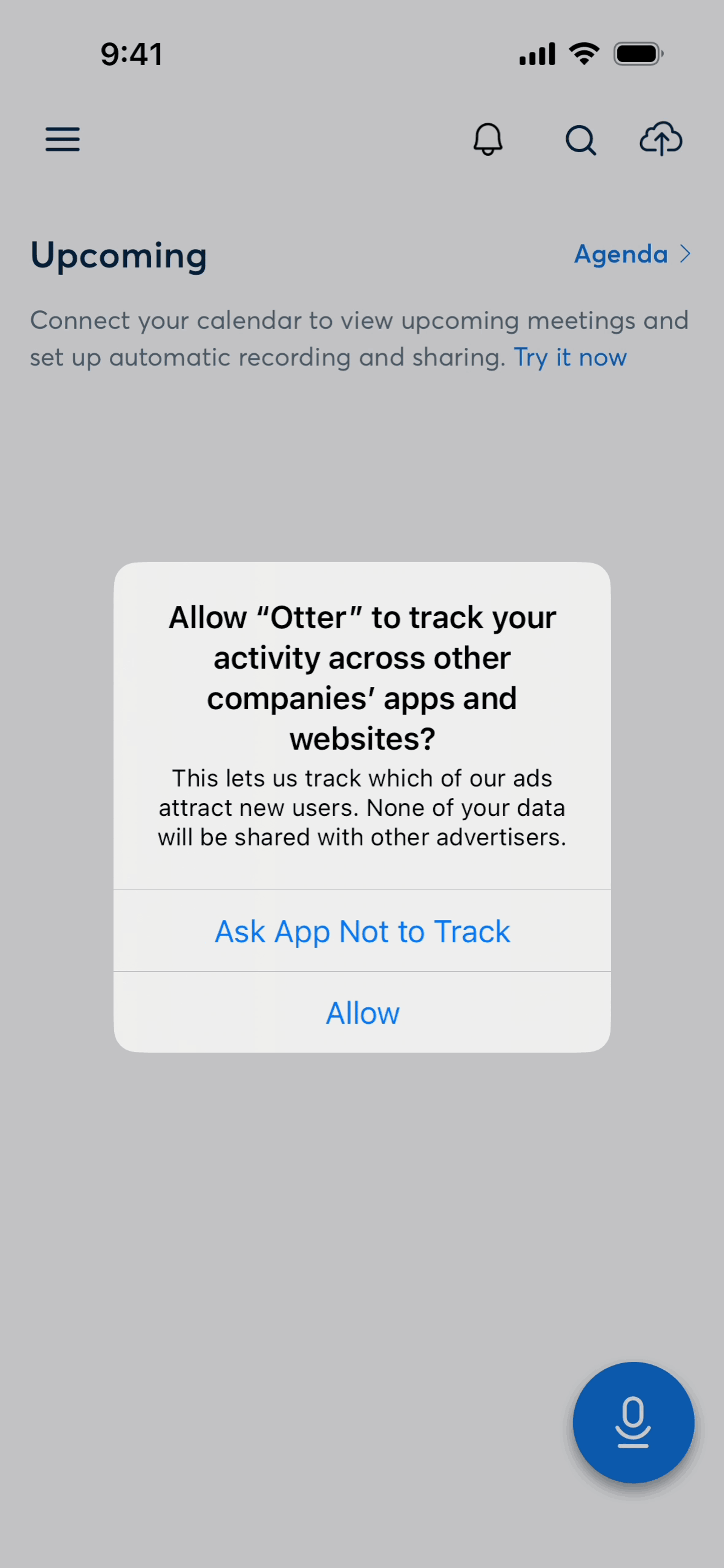 Otter.ai iOS UI screenshot 14