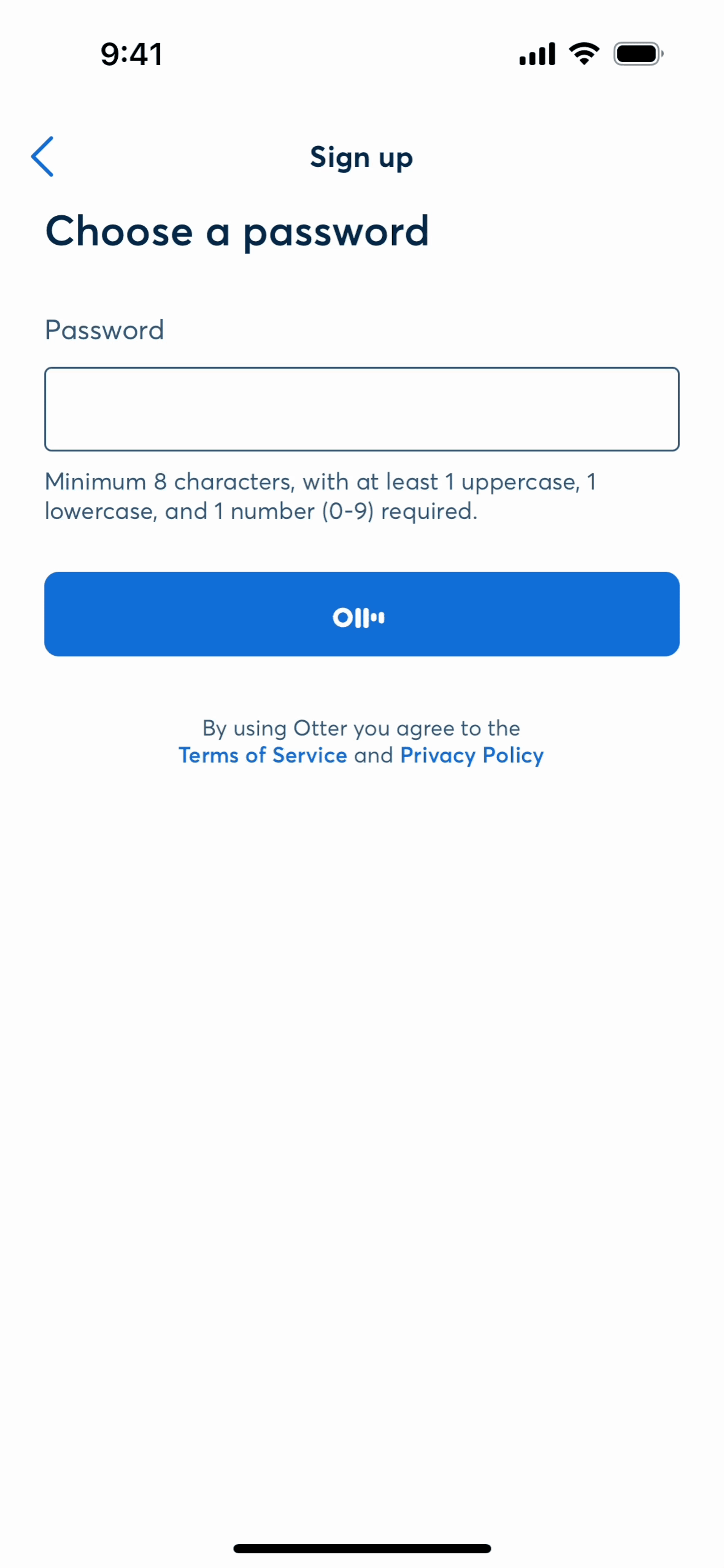 Otter.ai iOS UI screenshot 10
