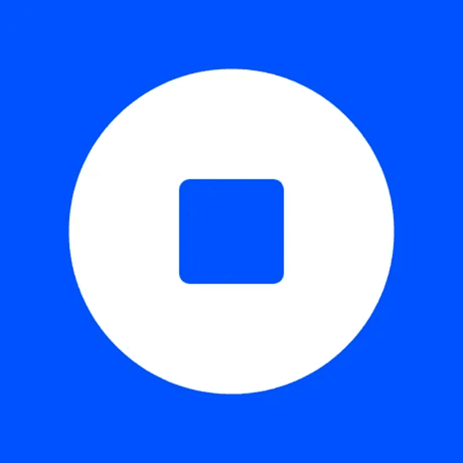 Coinbase Wallet fintech iOS app logo