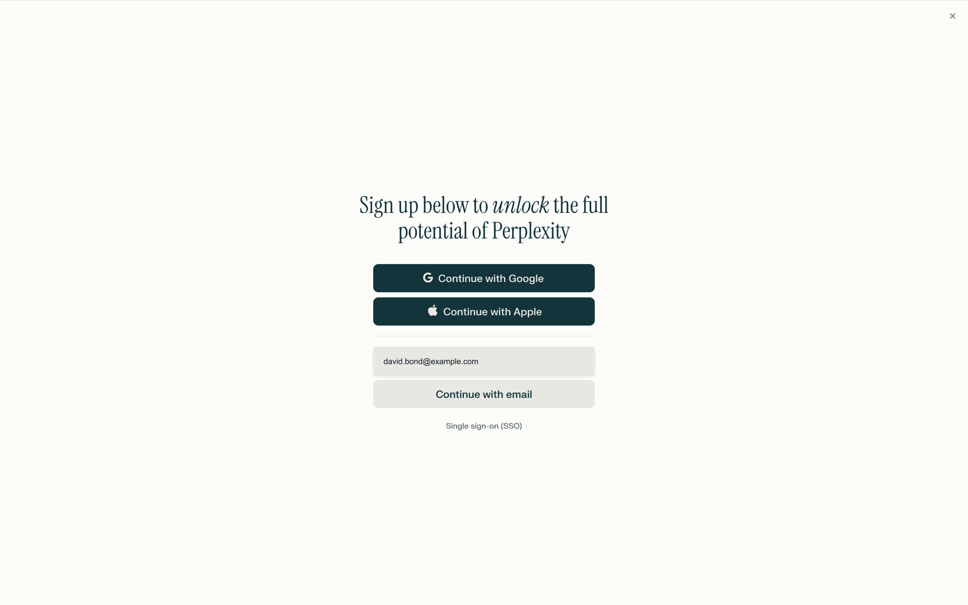Perplexity Web AI interface screenshot 3