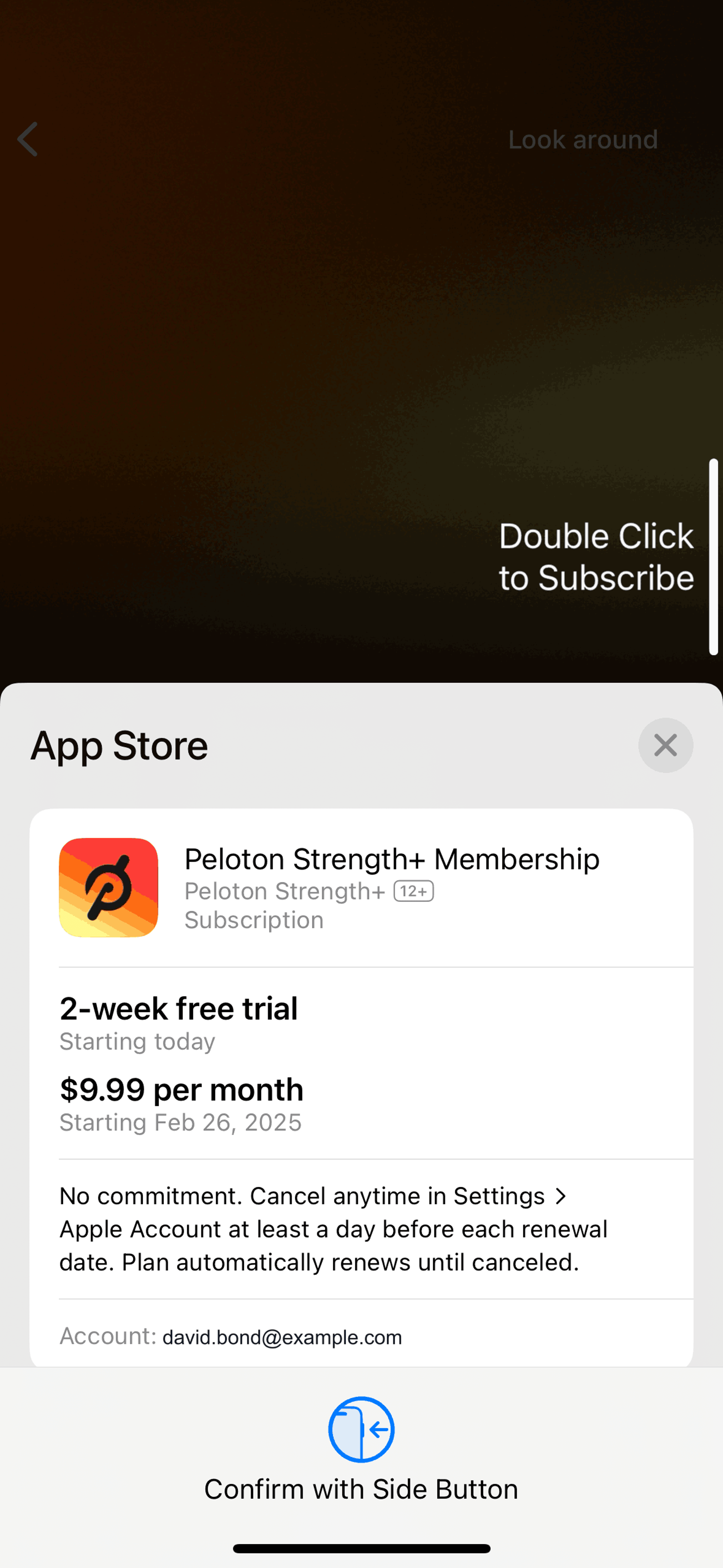 Peloton Strength+ iOS Health & Fitness interface screenshot 12