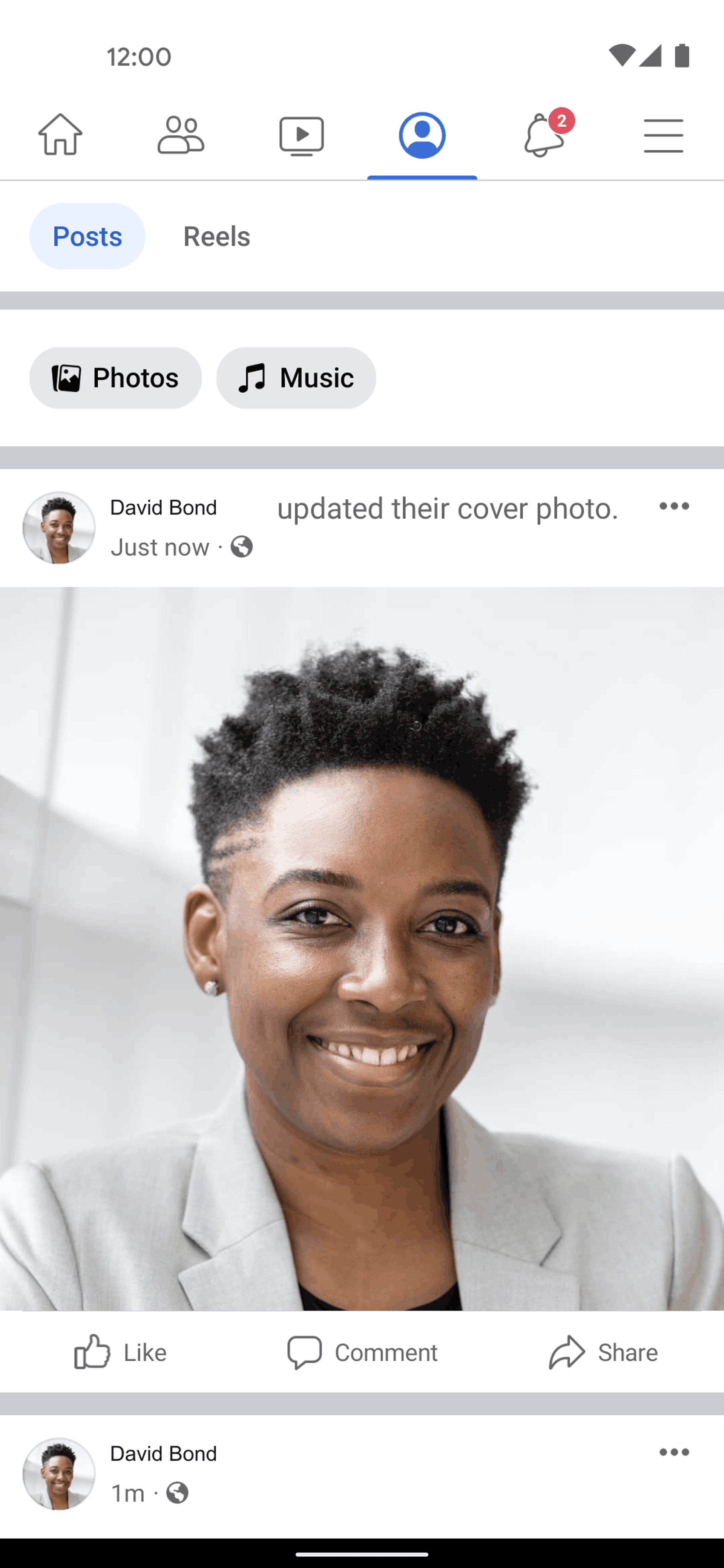 Facebook Android Social Networking interface screenshot 23