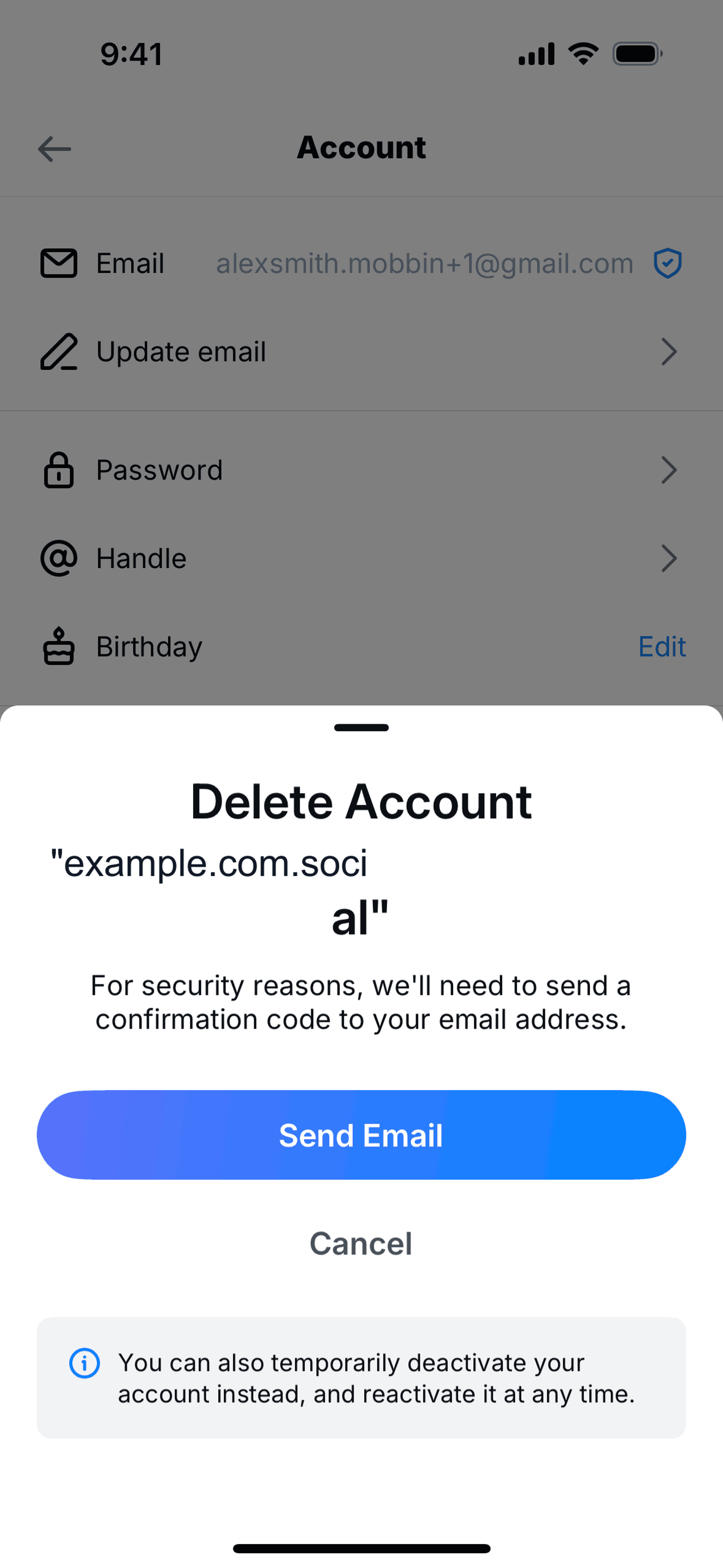 Bluesky Social iOS Social Networking interface screenshot 14