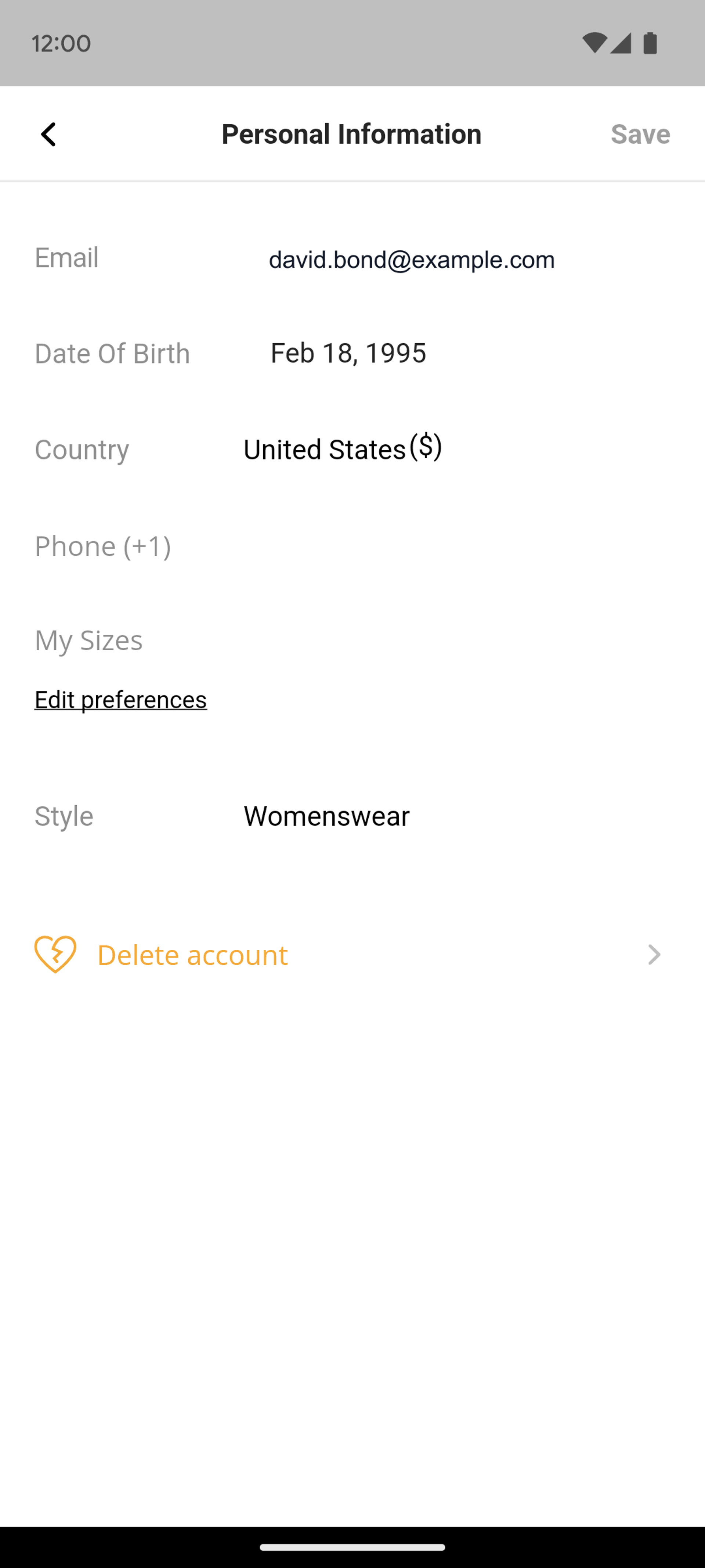 Whering Android Lifestyle interface screenshot 23