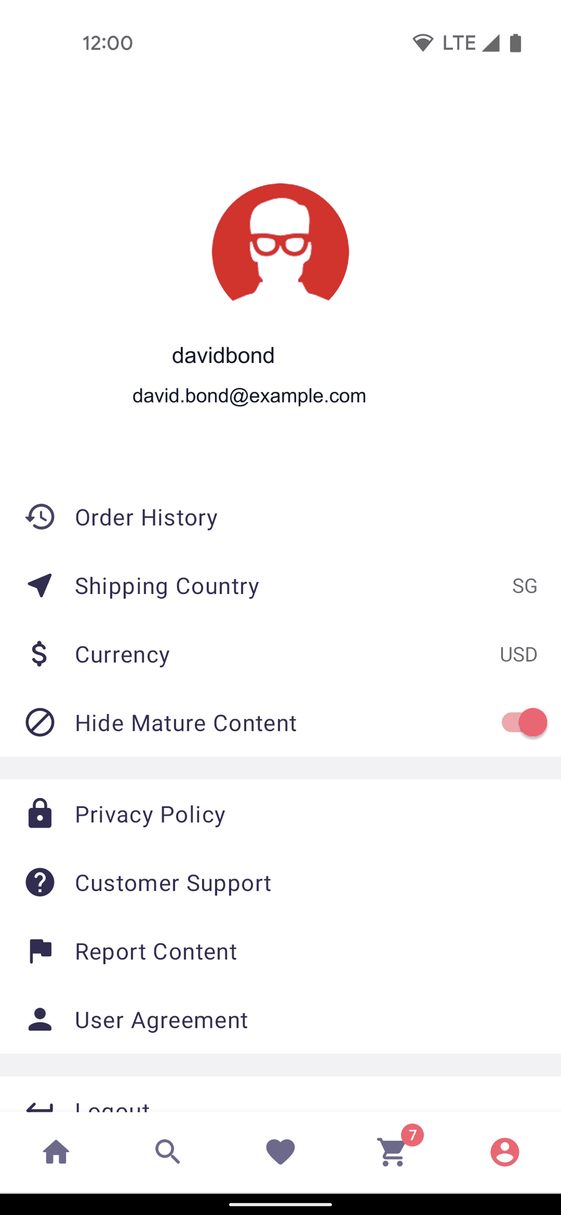 Redbubble Android Shopping interface screenshot 7