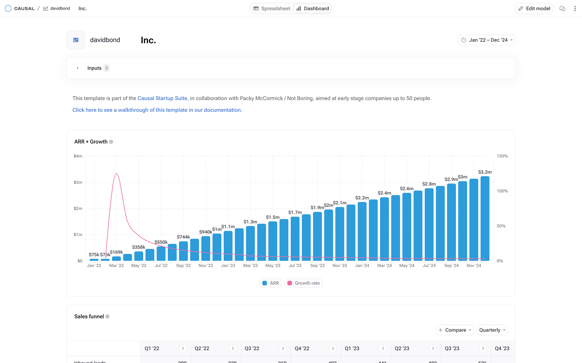 Causal Web Productivity interface screenshot 13