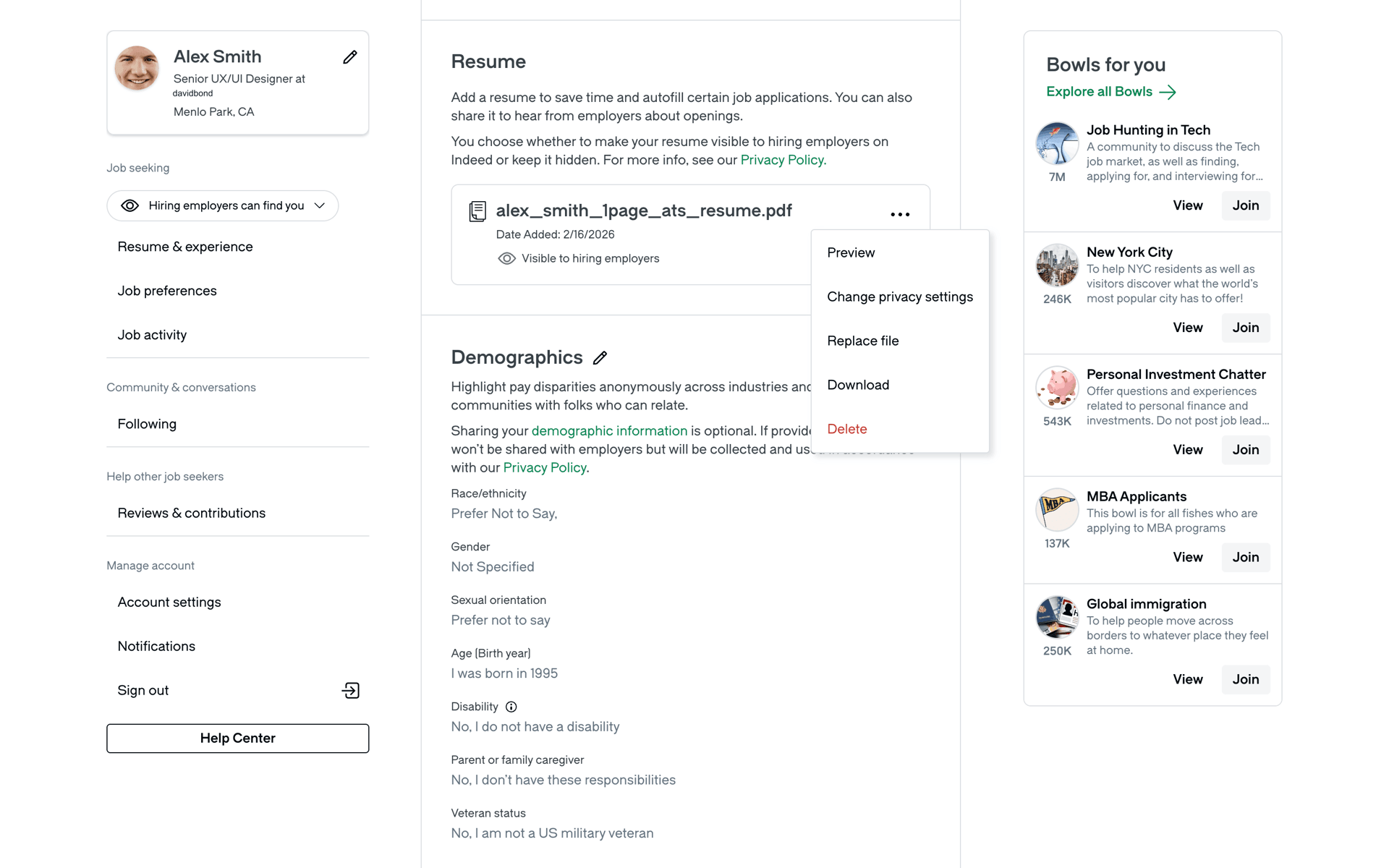 Glassdoor Web Business interface screenshot 16