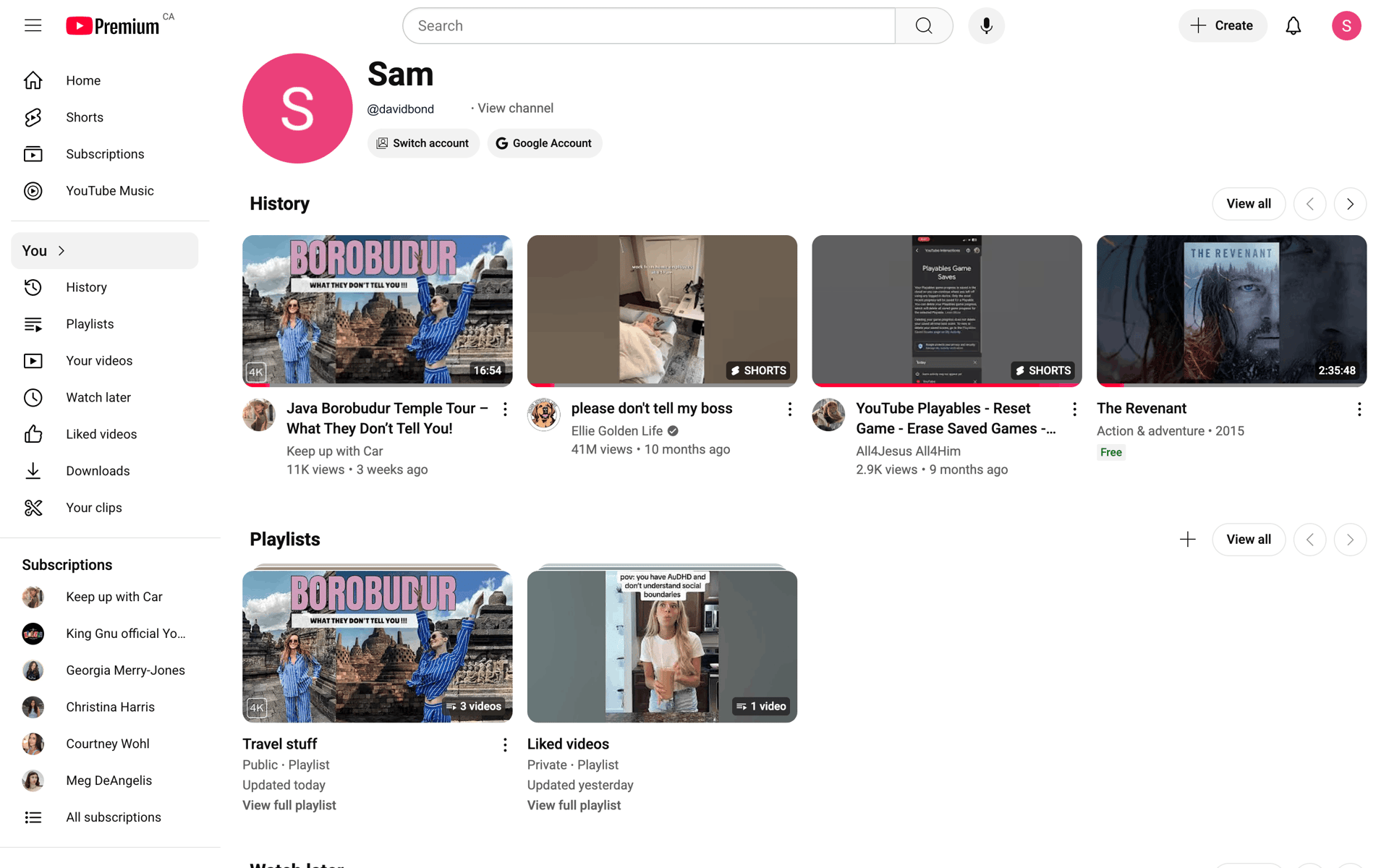 YouTube Web Photo & Video interface screenshot 13