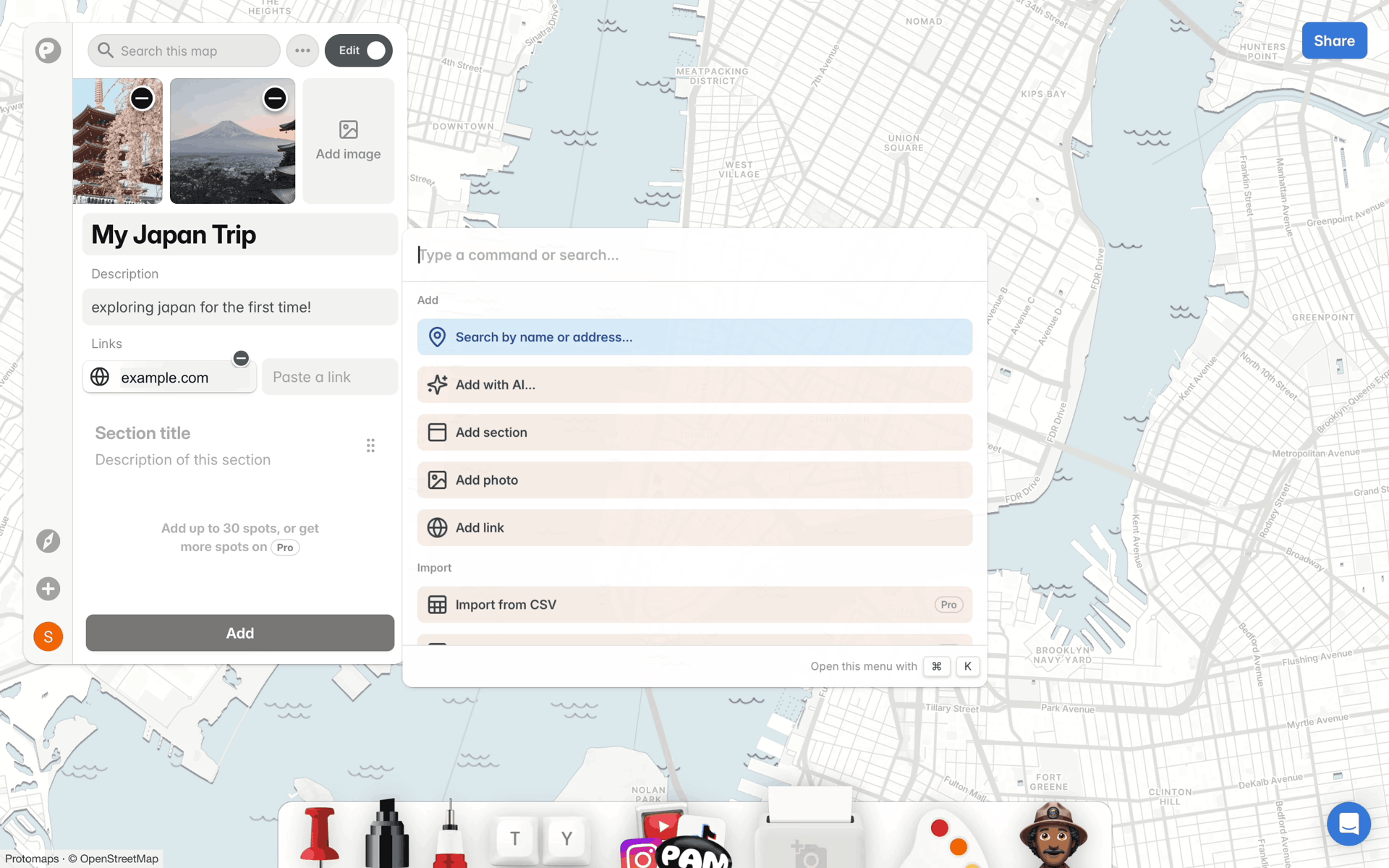 PamPam Web AI interface screenshot 24