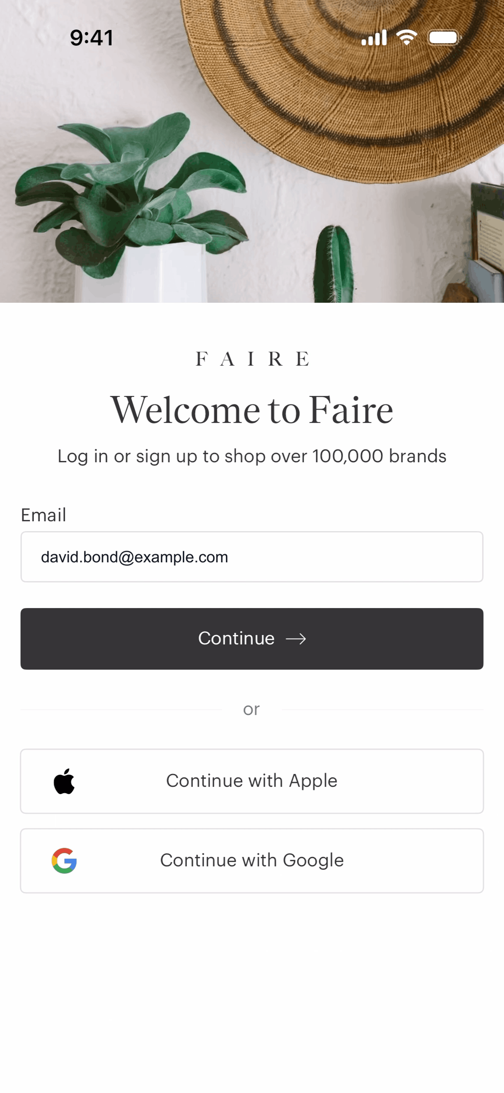 Faire Wholesale iOS Shopping interface screenshot 2