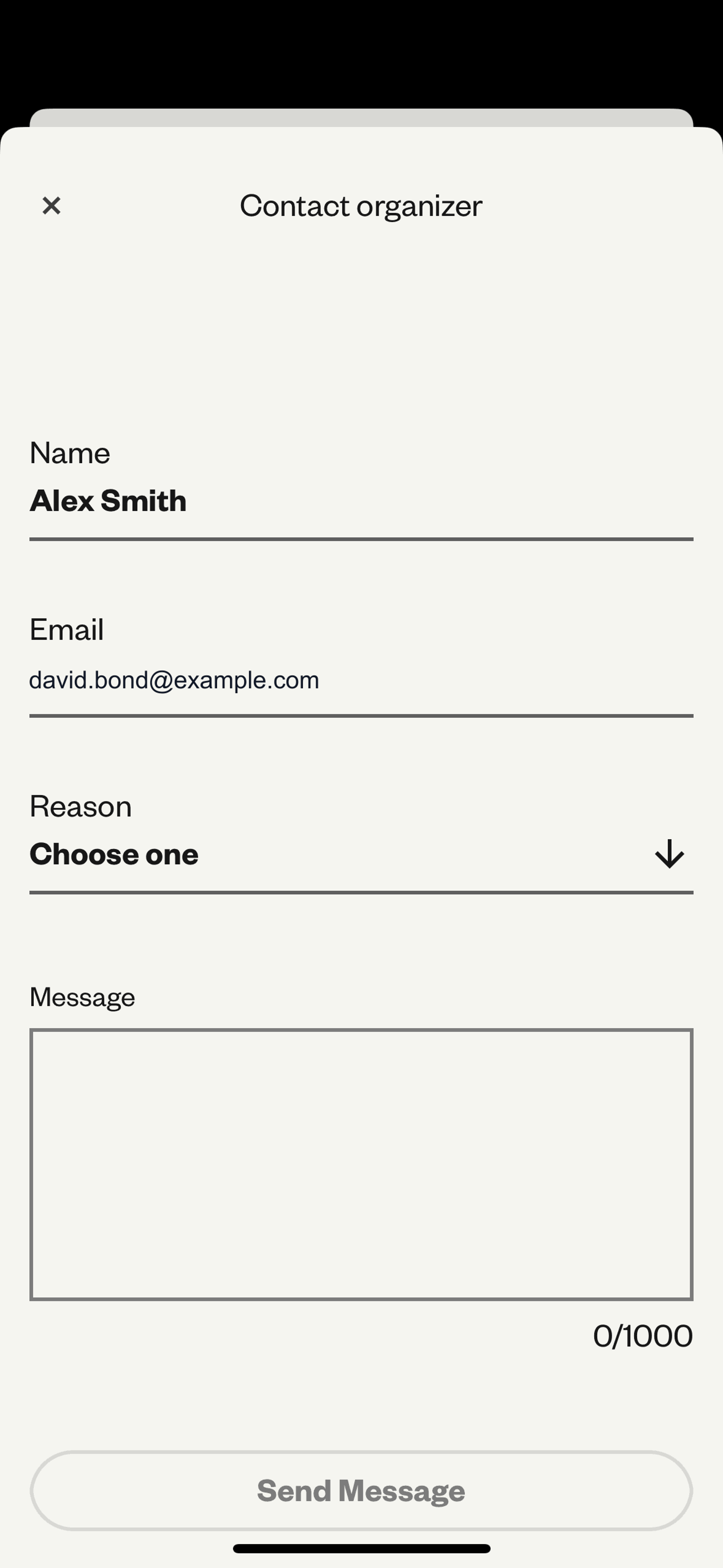 Eventbrite iOS Entertainment interface screenshot 14