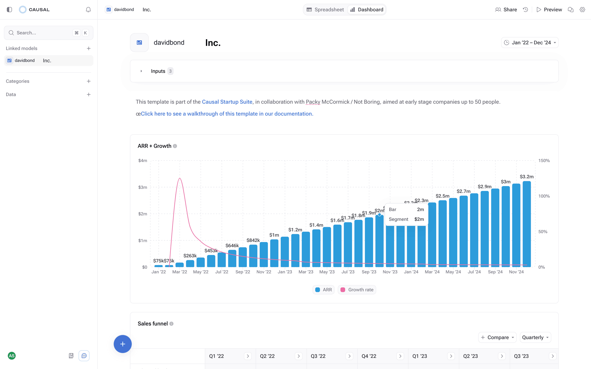 Causal Web Productivity interface screenshot 11