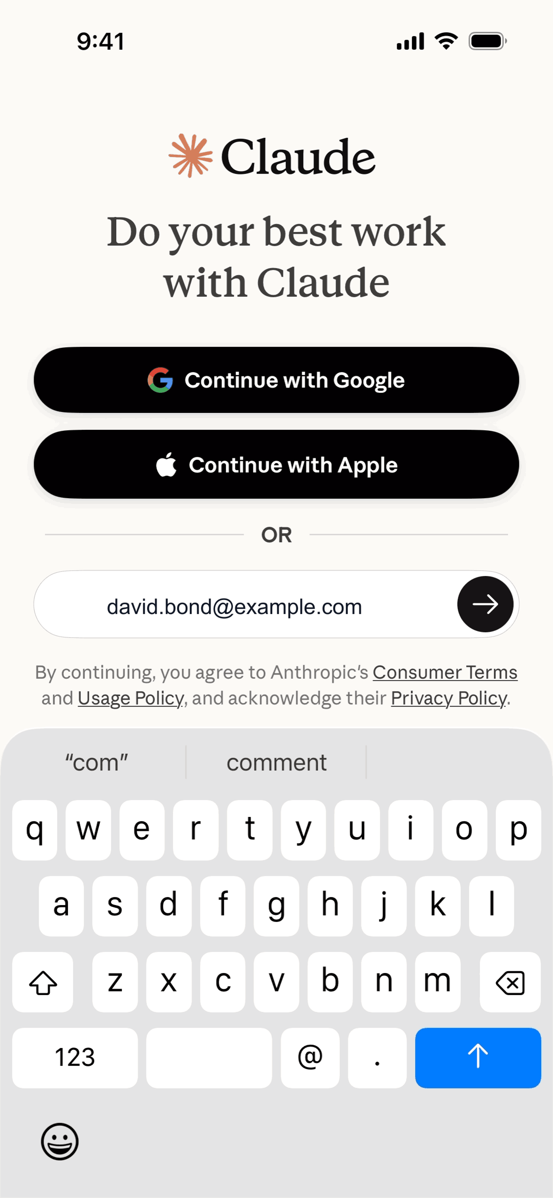 Claude iOS AI interface screenshot 5