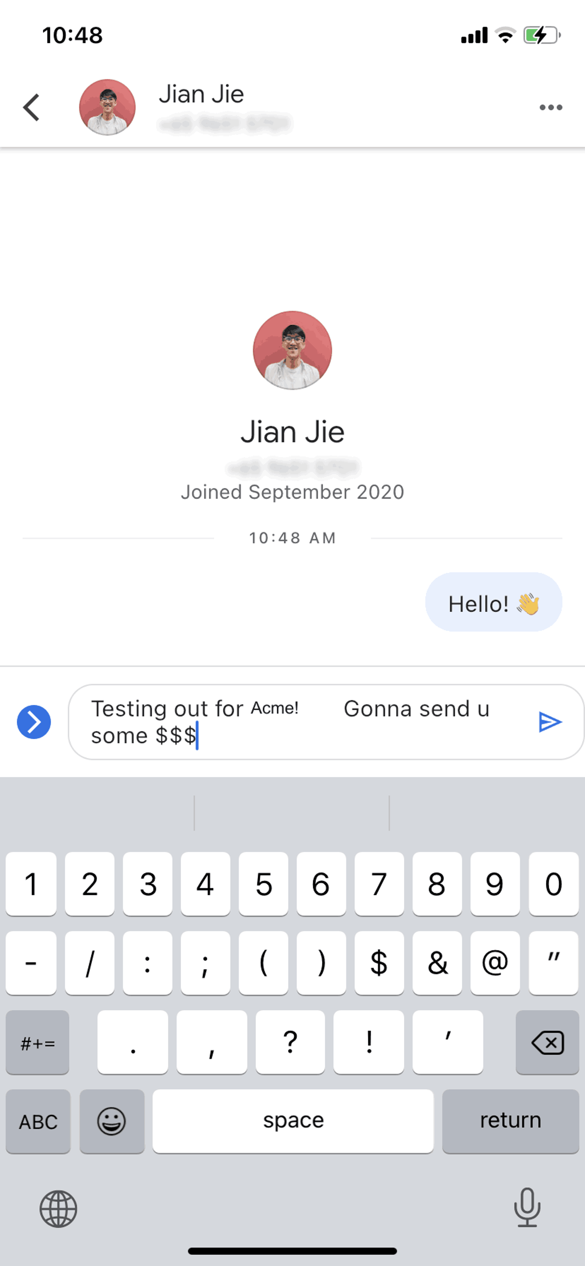 Google Pay iOS Finance interface screenshot 10