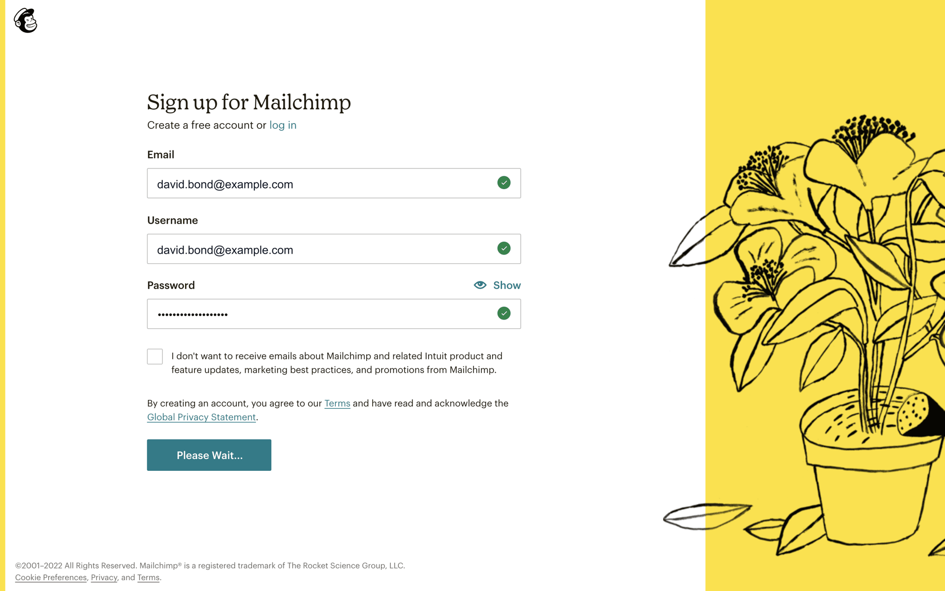 Mailchimp Web Business interface screenshot 7