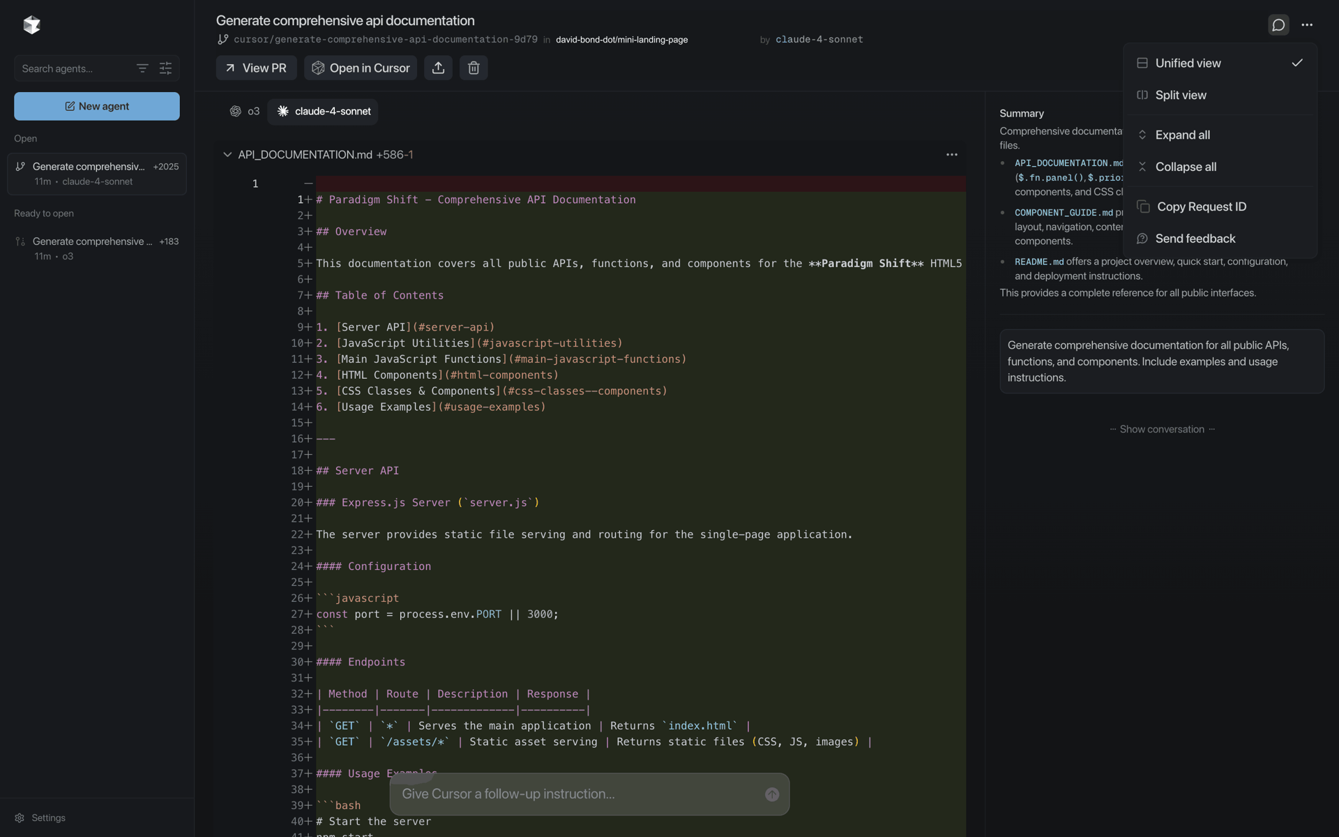 Cursor Web Developer Tools interface screenshot 4