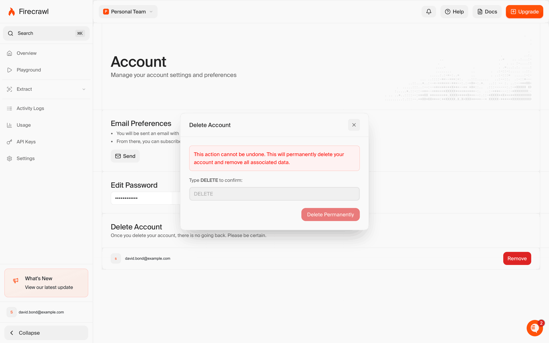 Firecrawl Web Developer Tools interface screenshot 3