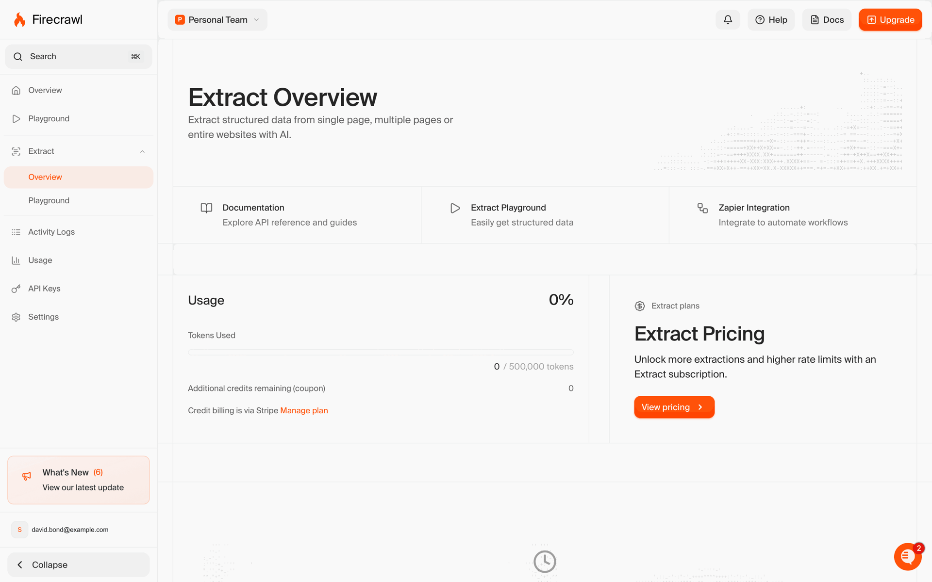 Firecrawl Web Developer Tools interface screenshot 17