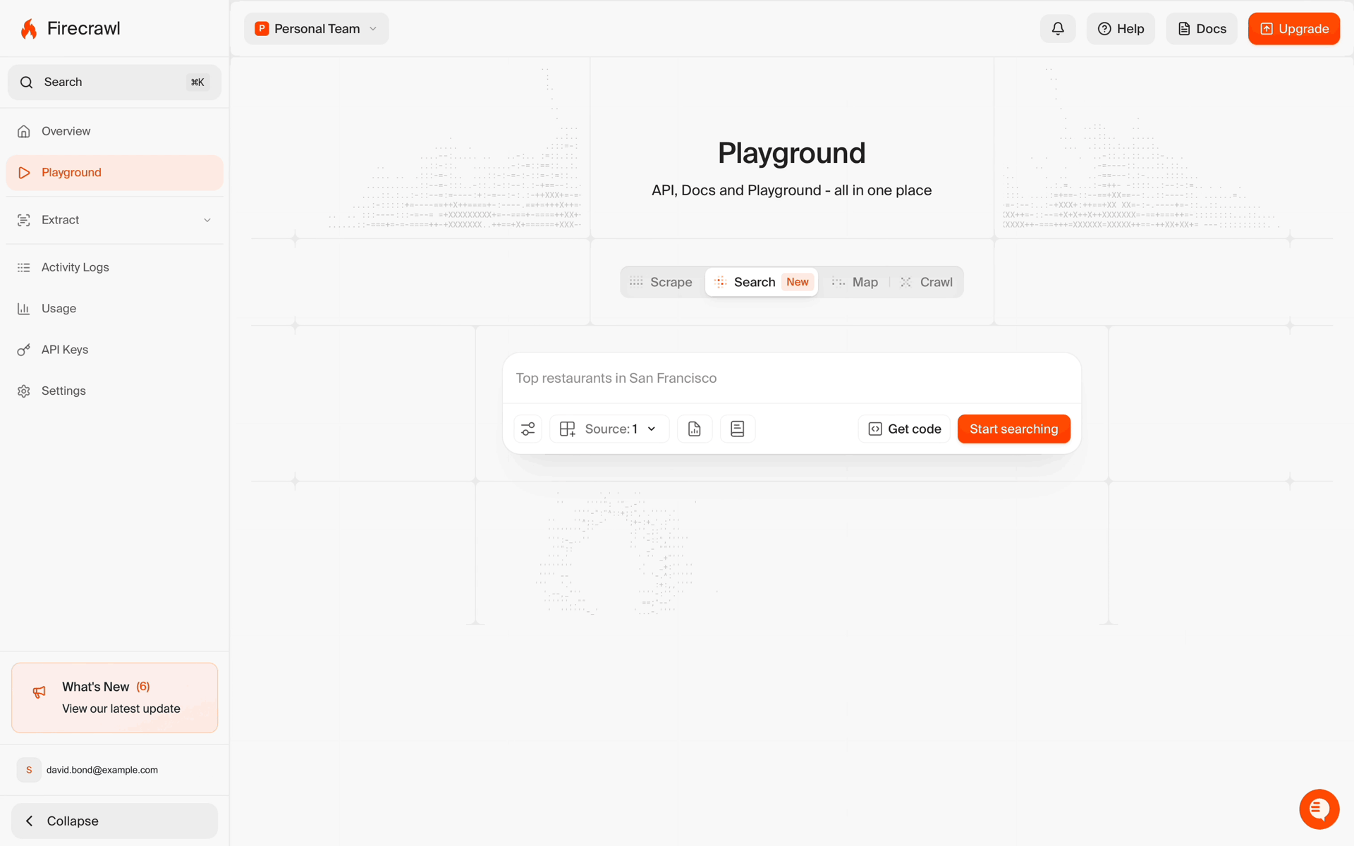 Firecrawl Web Developer Tools interface screenshot 14