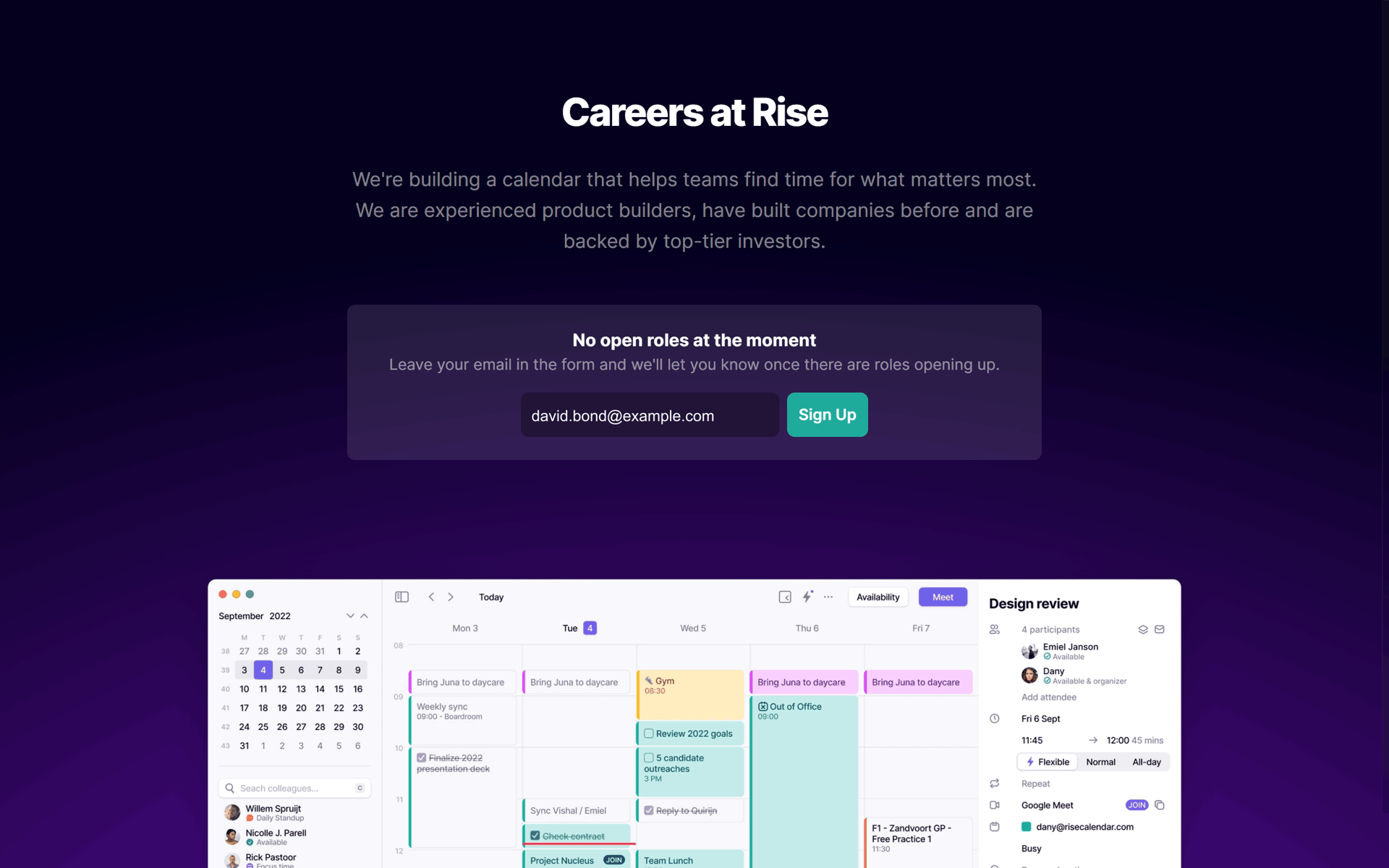 Rise Web Collaboration interface screenshot 24
