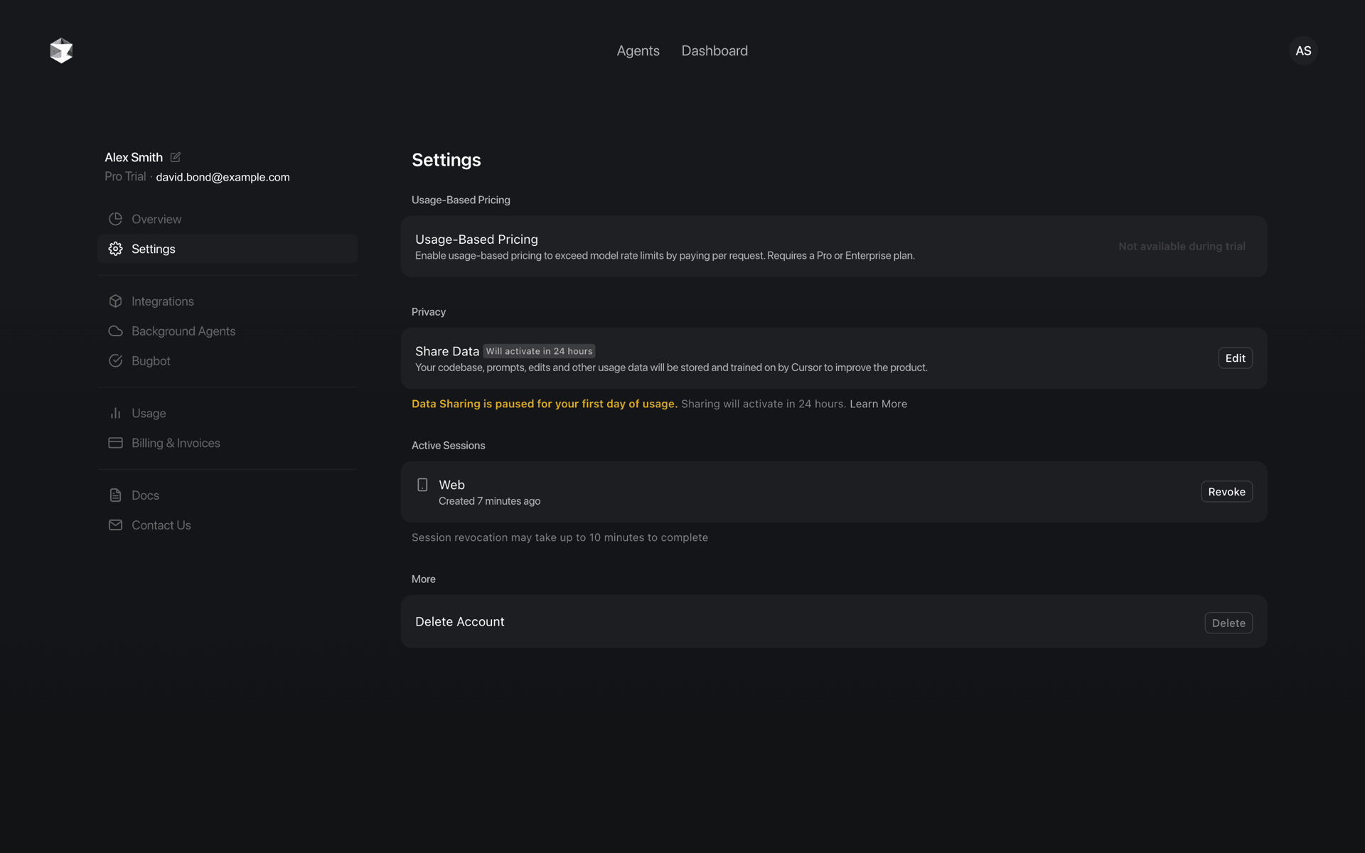 Cursor Web Developer Tools interface screenshot 9