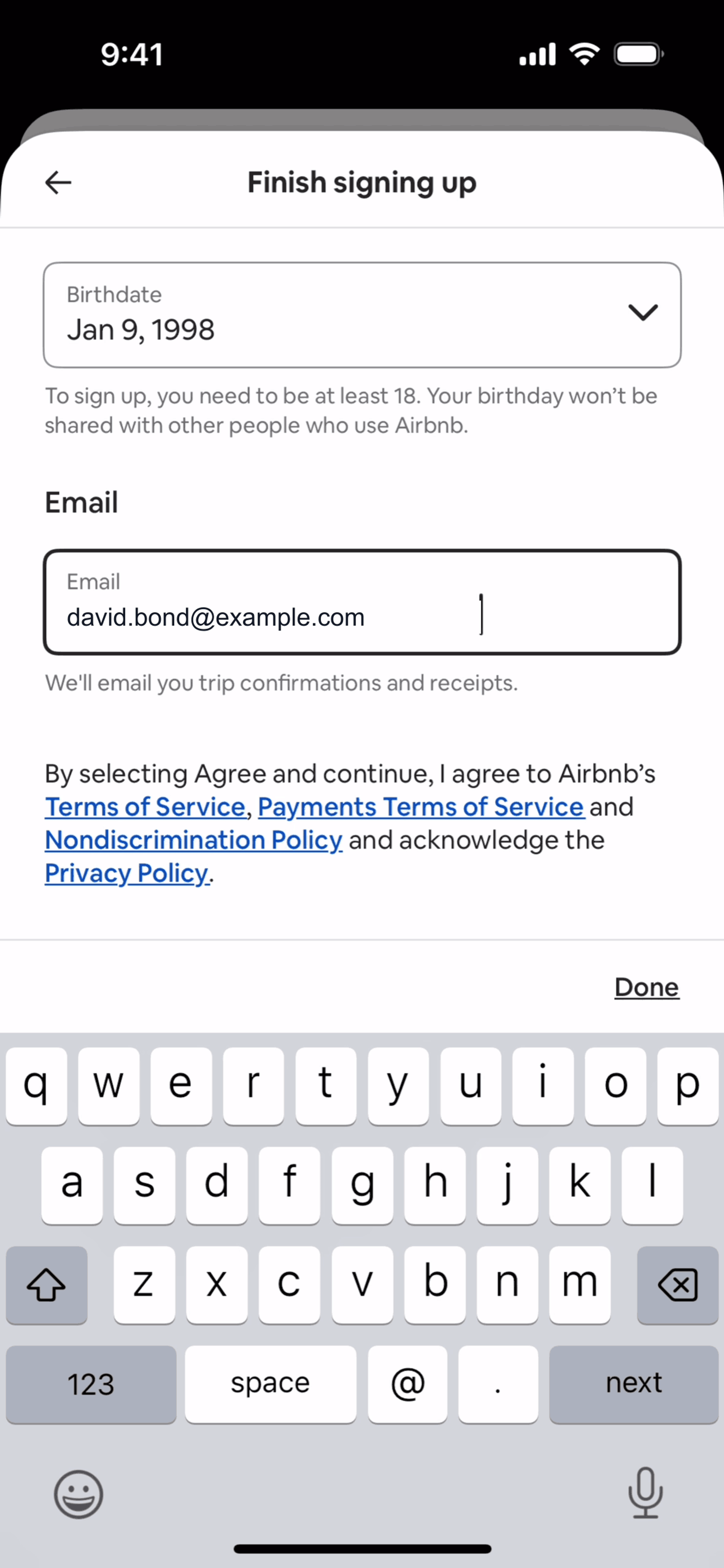Airbnb iOS Real Estate interface screenshot 10