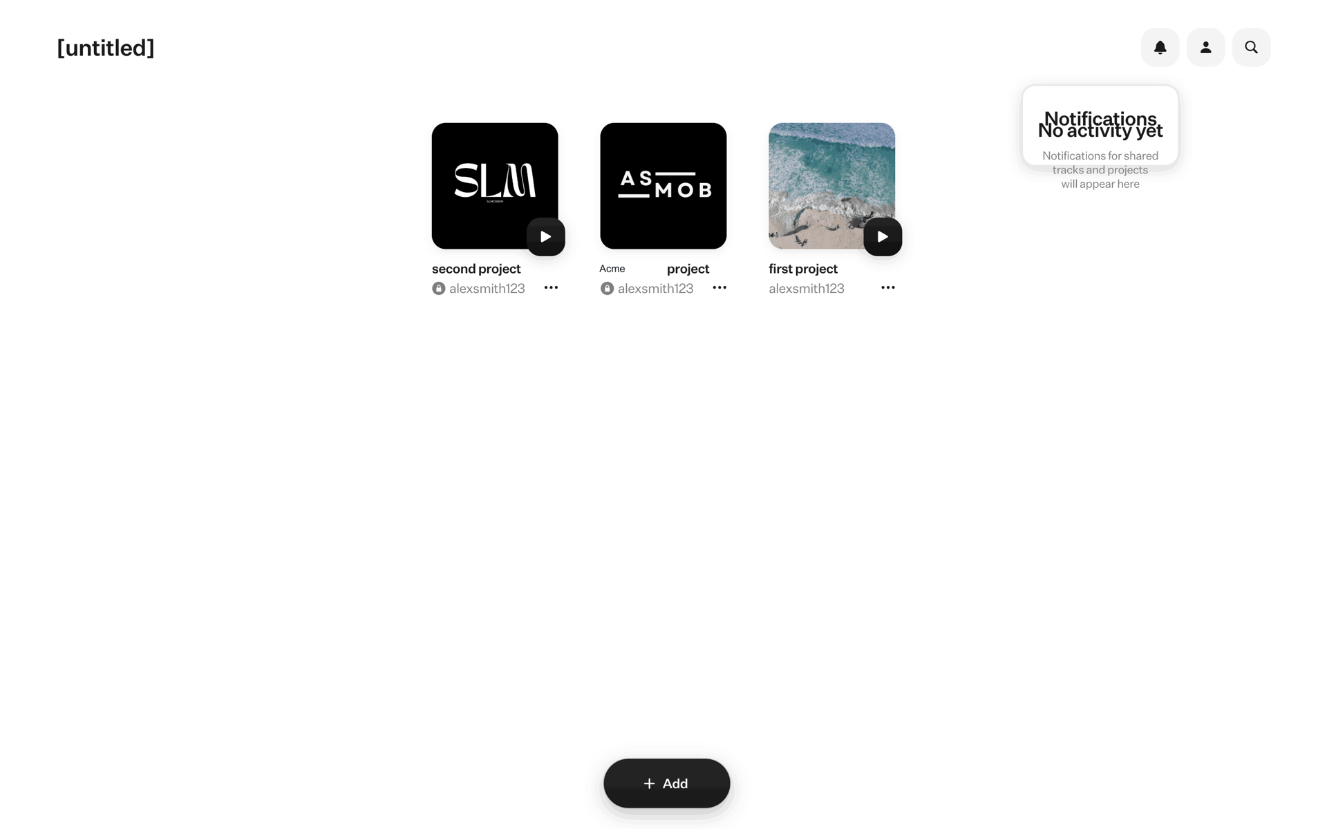 [untitled] Web Music & Audio interface screenshot 13