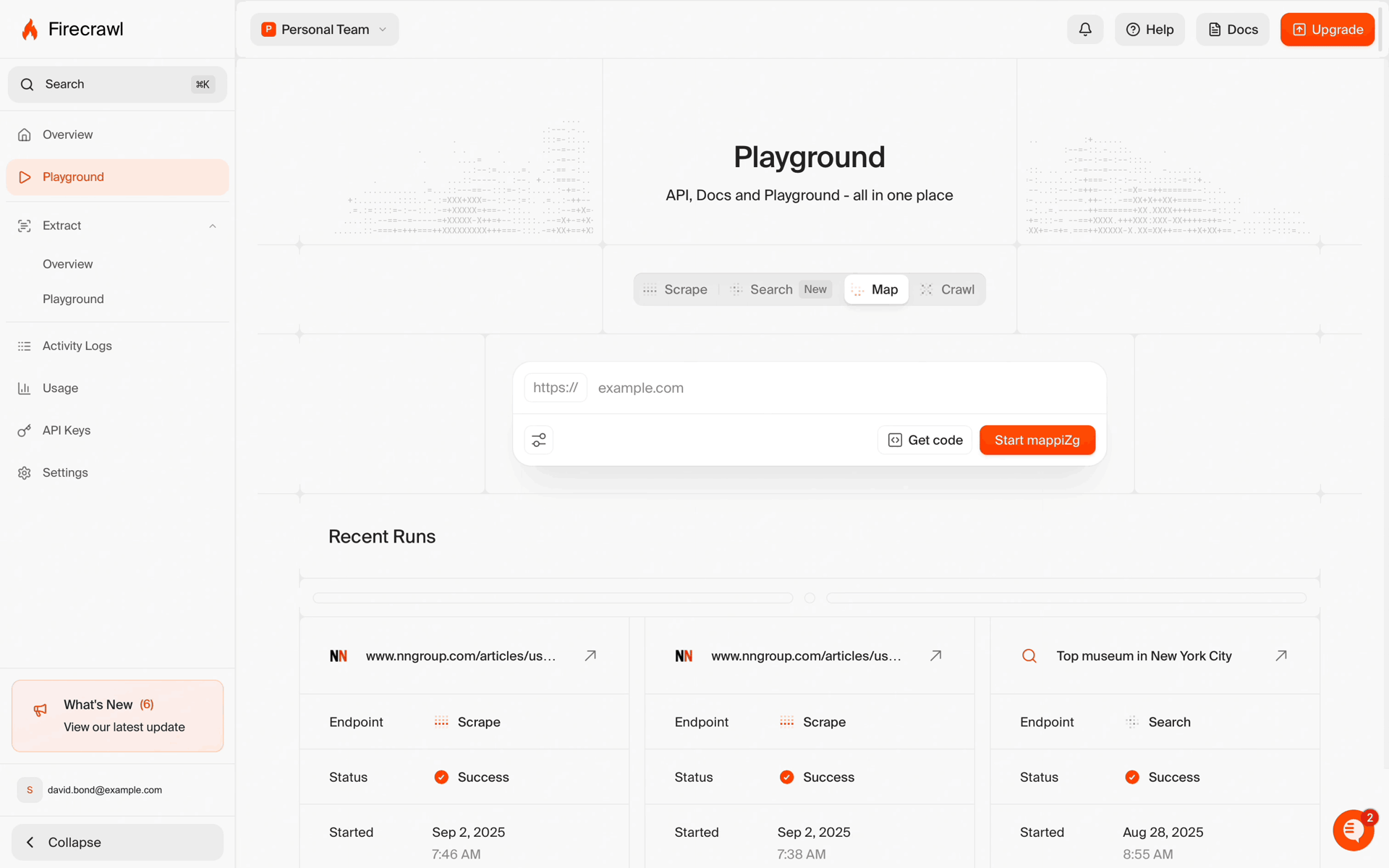 Firecrawl Web Developer Tools interface screenshot 15