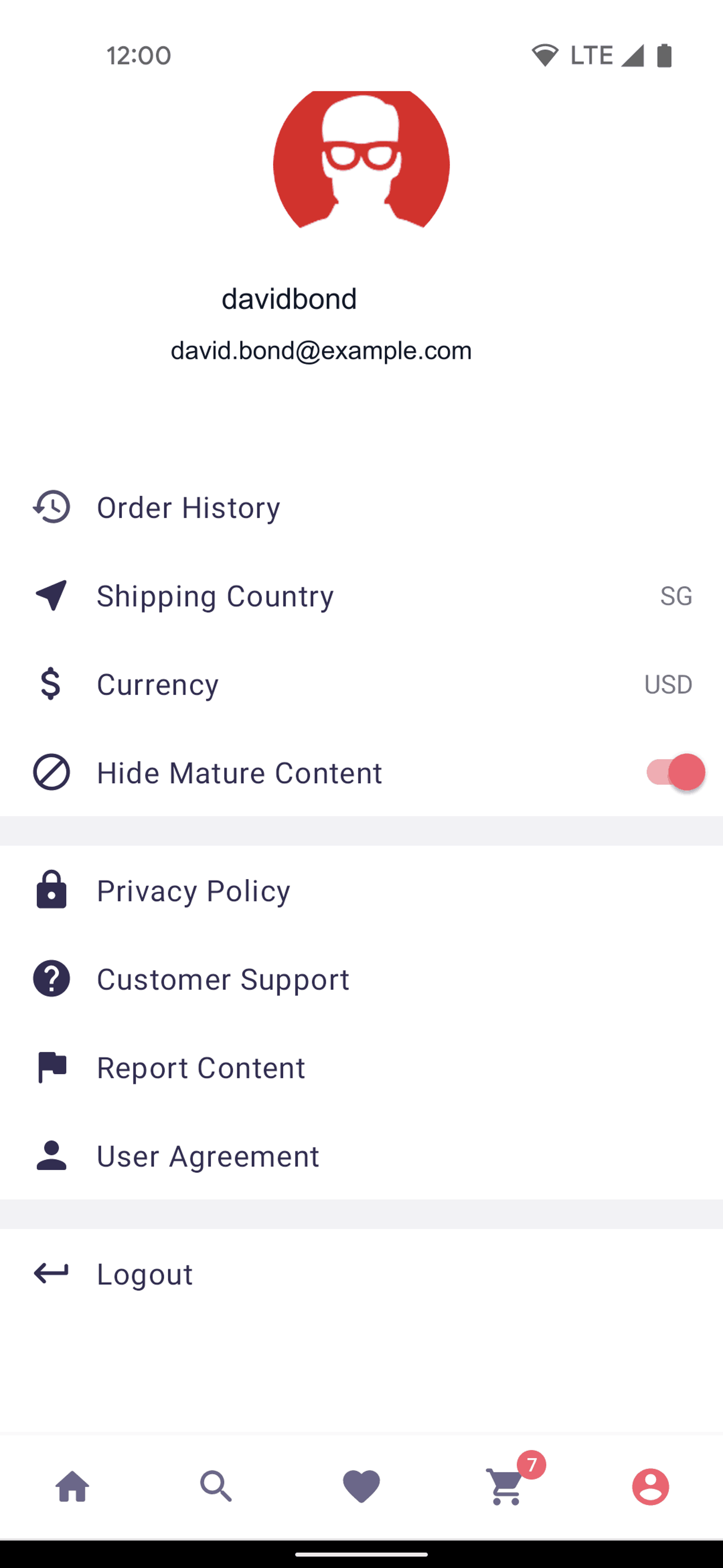 Redbubble Android Shopping interface screenshot 19