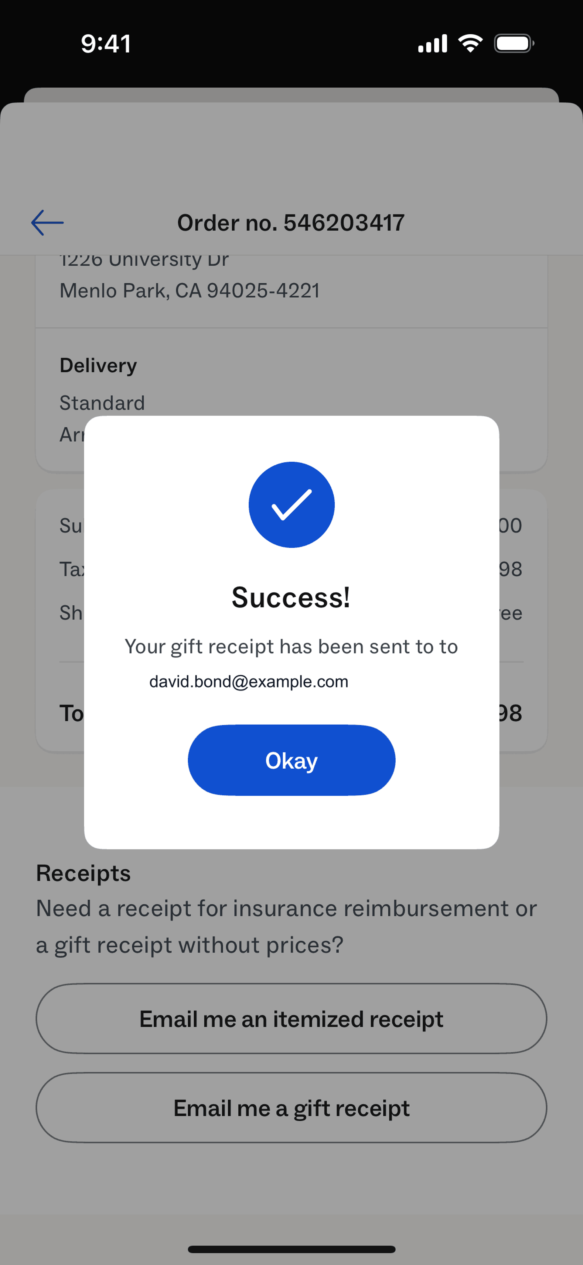Warby Parker iOS Shopping interface screenshot 24