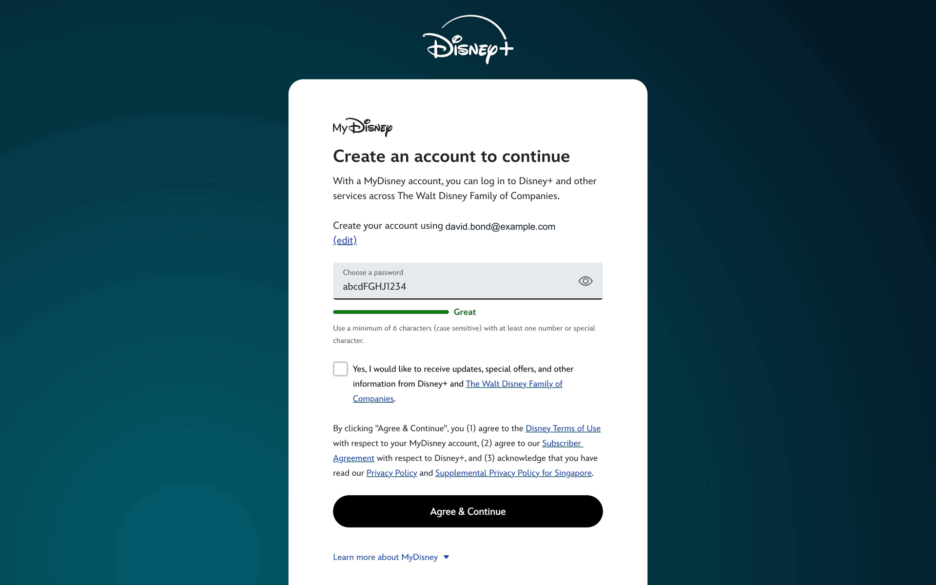 Disney+ Web Entertainment interface screenshot 10