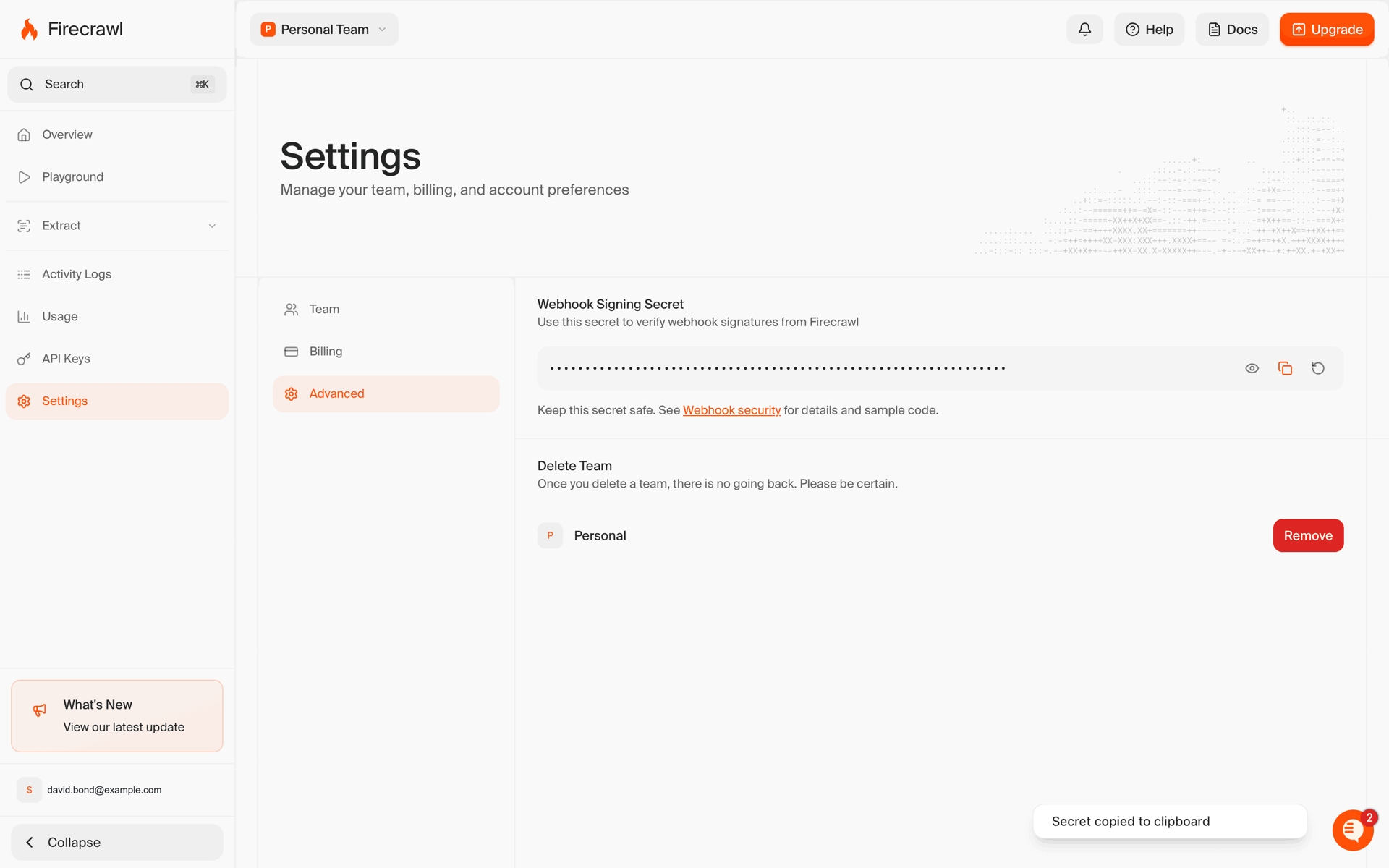 Firecrawl Web Developer Tools interface screenshot 6