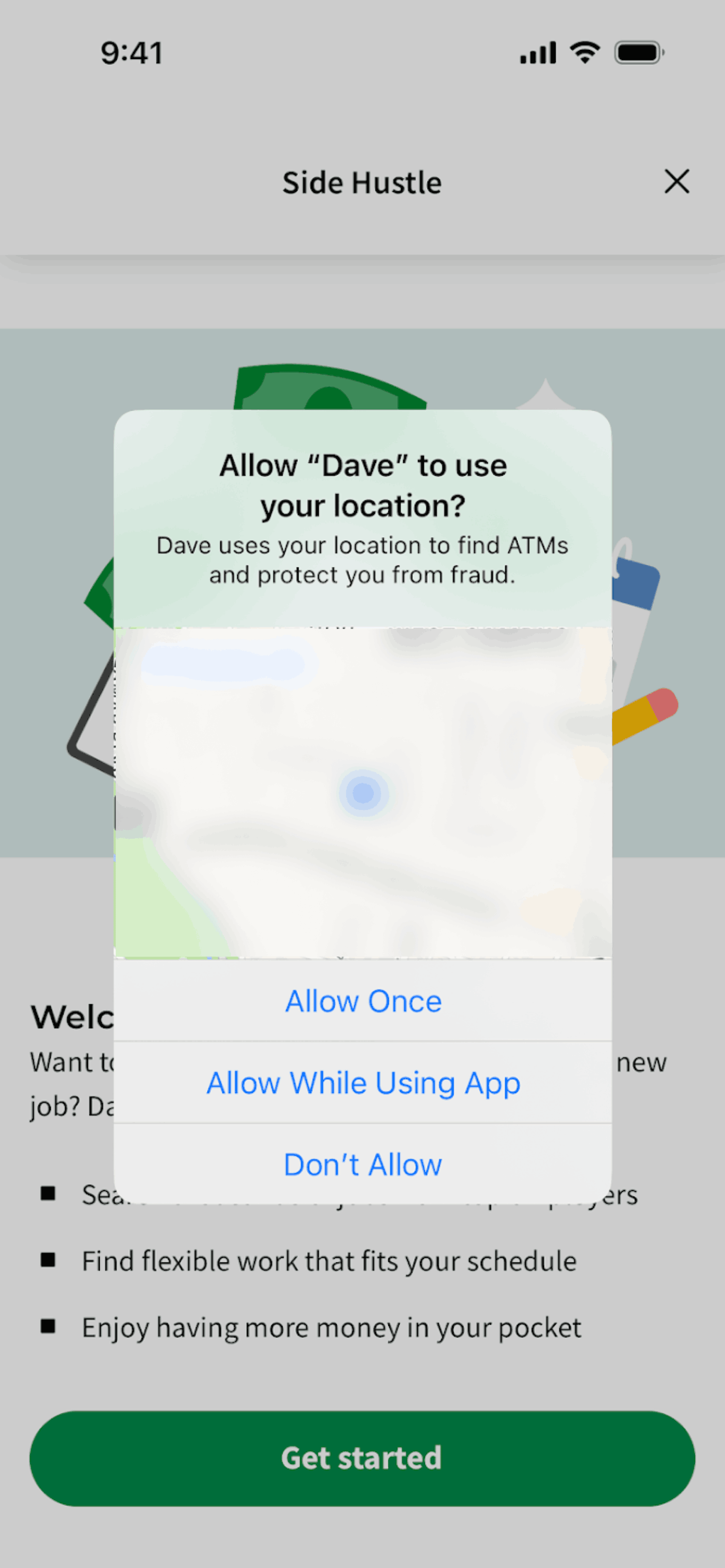 Dave iOS Finance interface screenshot 19