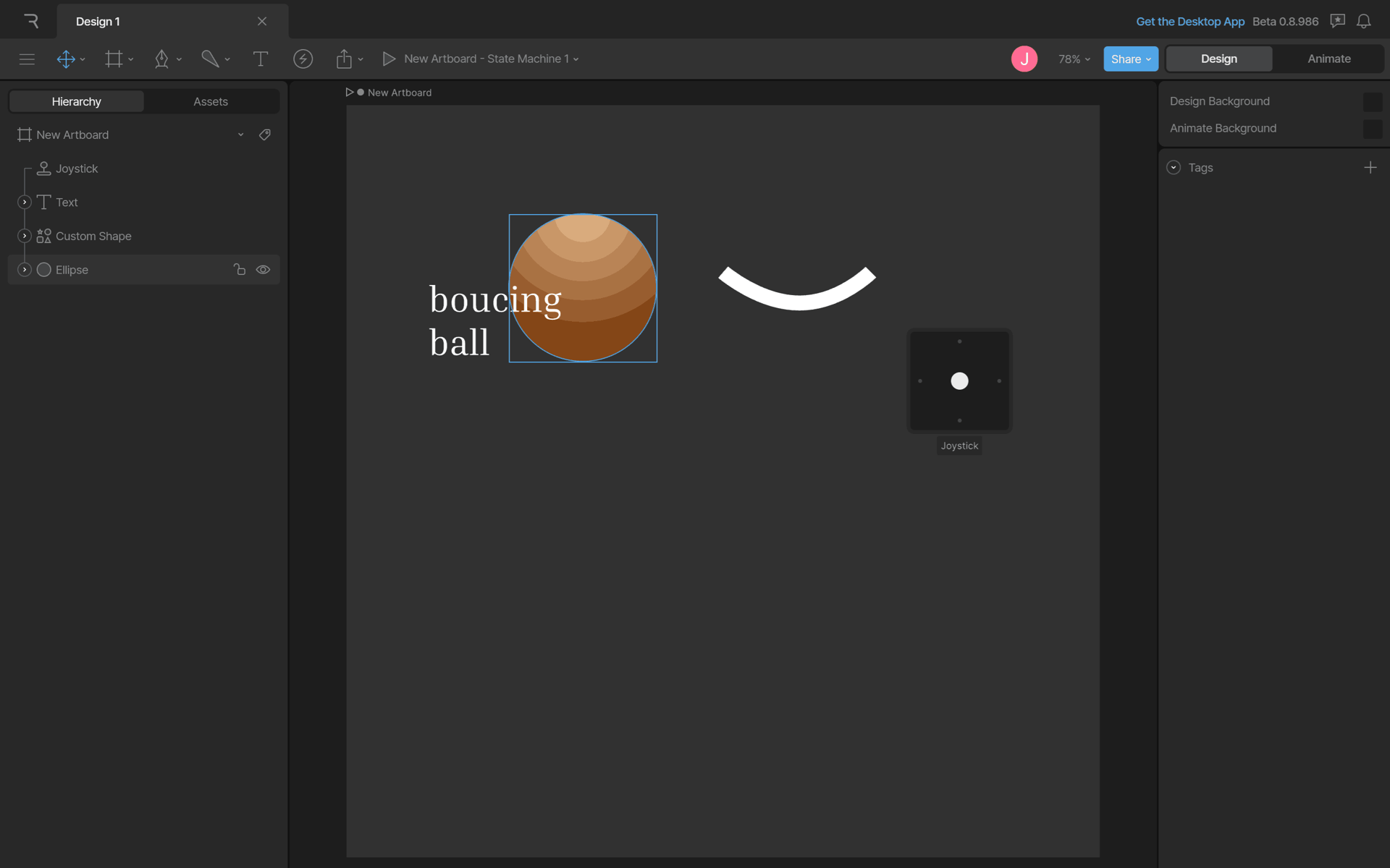 Rive Web Graphics & Design interface screenshot 11