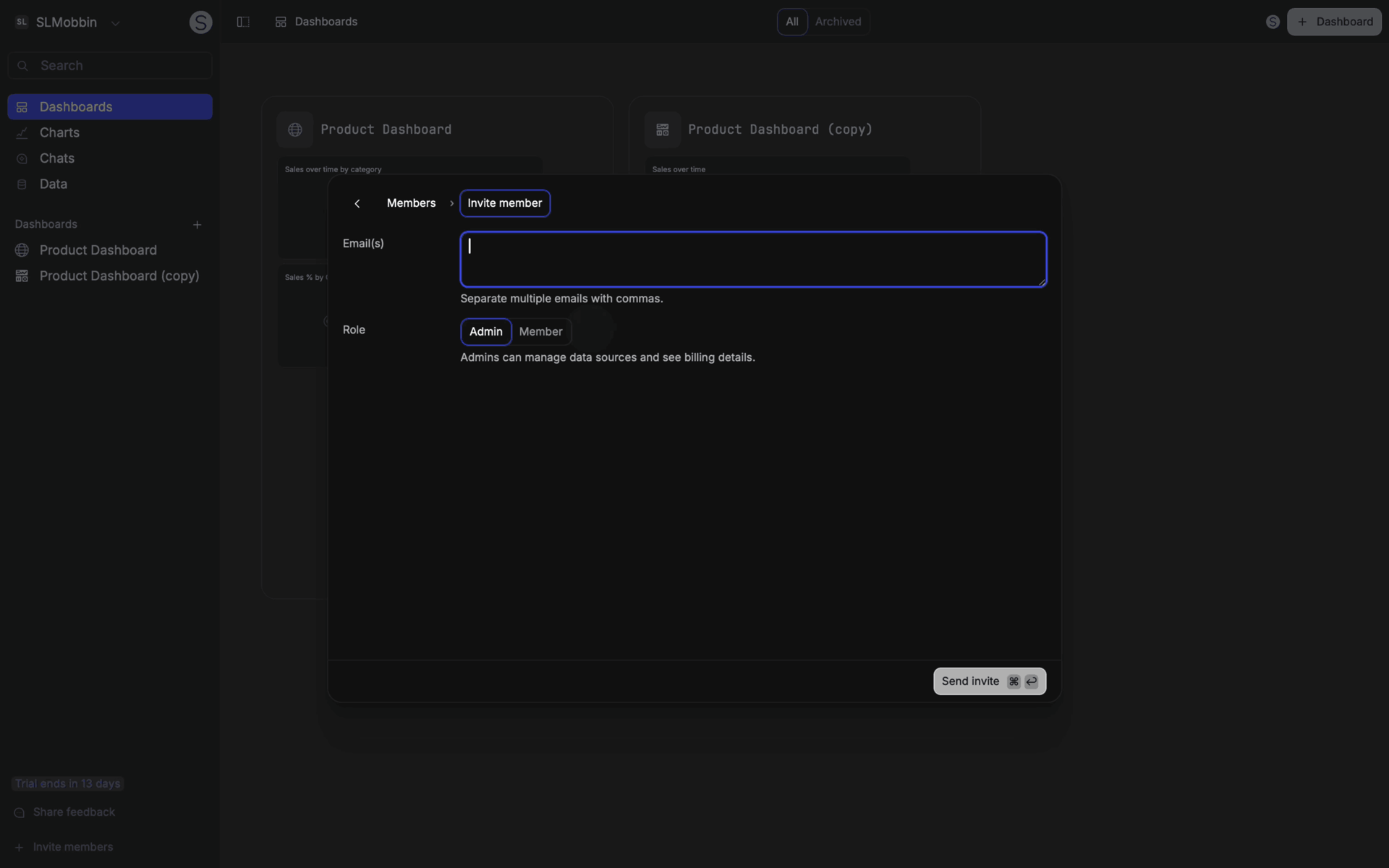 Basedash Web Business interface screenshot 10