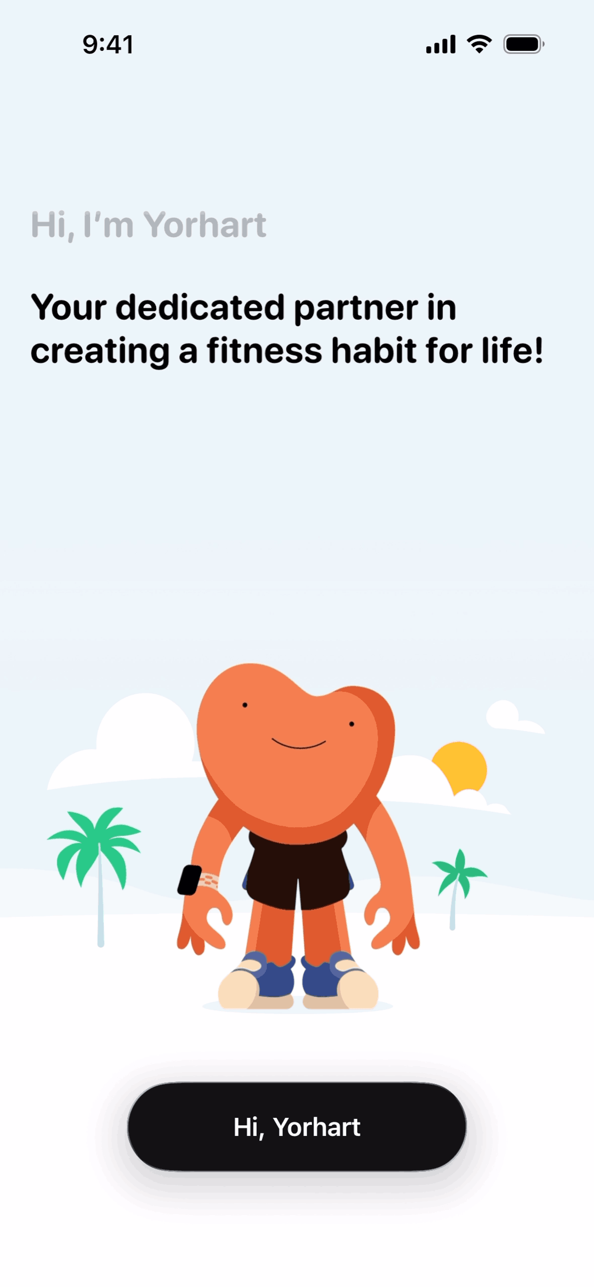 Gentler Streak iOS Health & Fitness interface screenshot 1
