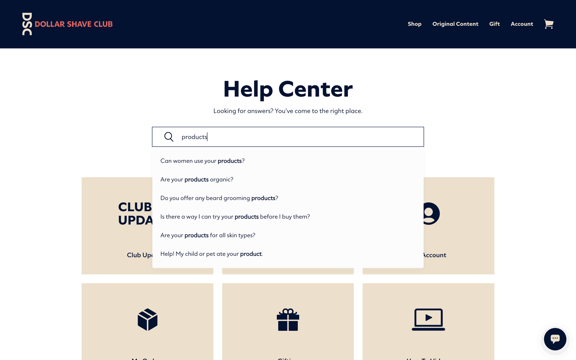 Dollar Shave Club Web Lifestyle interface screenshot 23