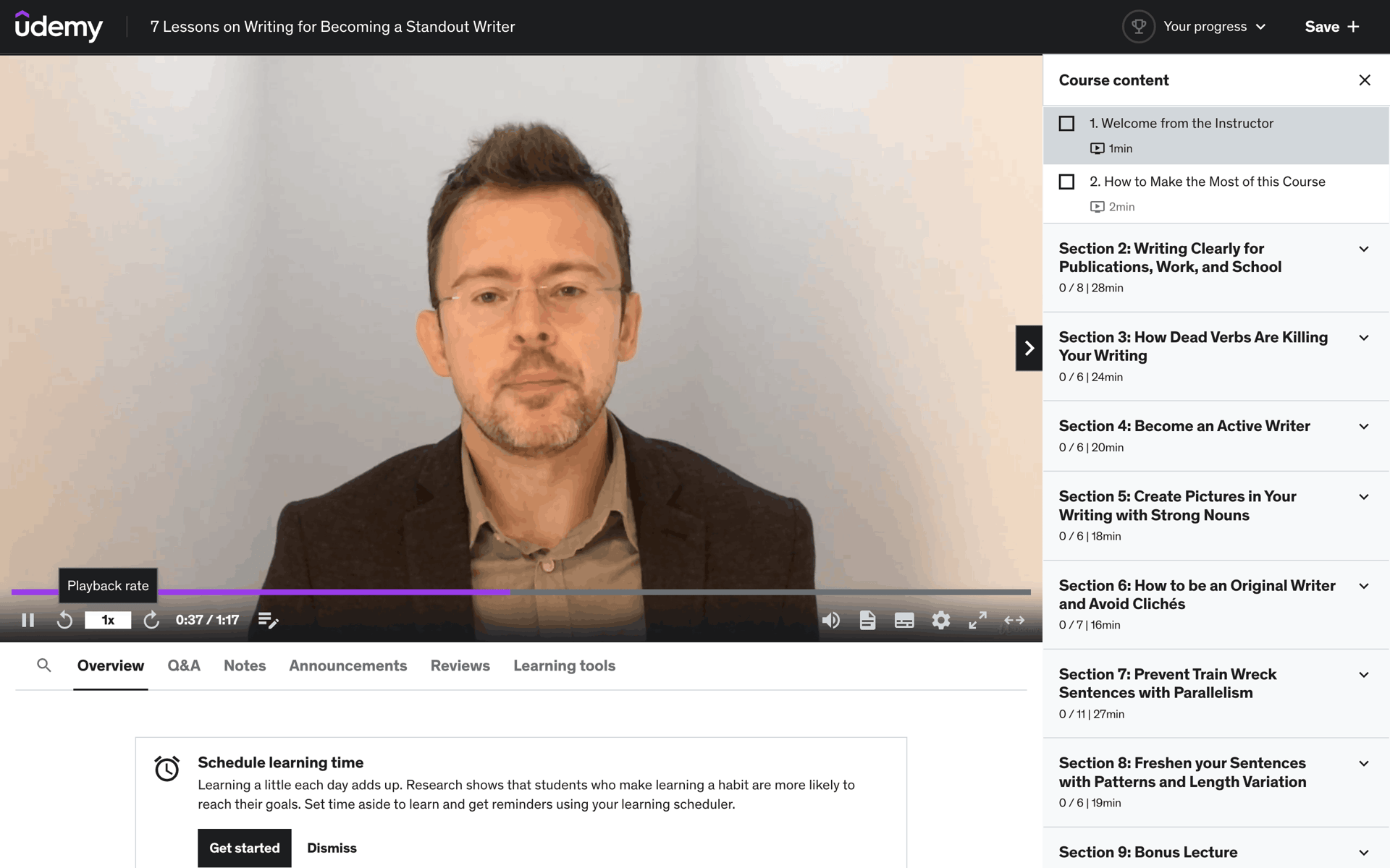 Udemy Web Education interface screenshot 21