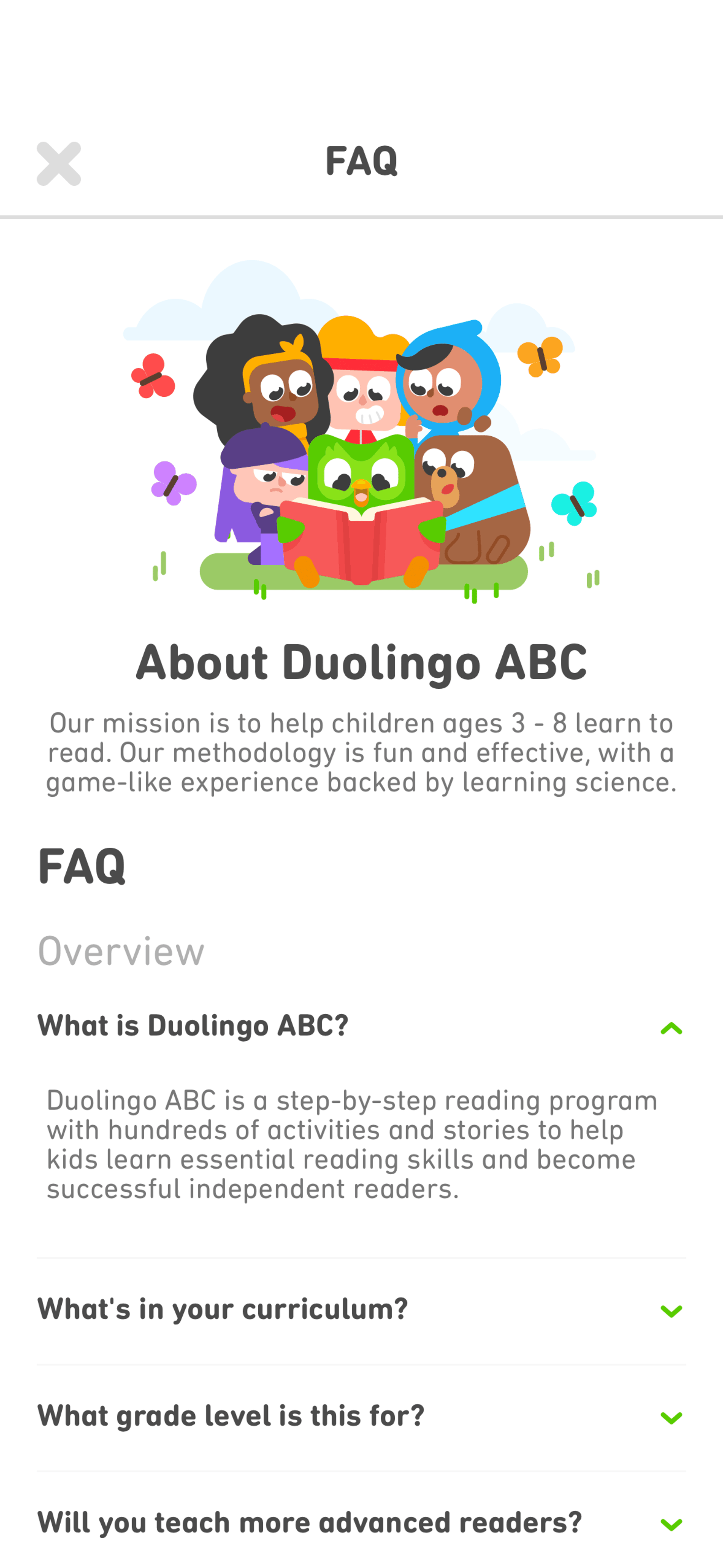 Duolingo ABC iOS Education interface screenshot 7