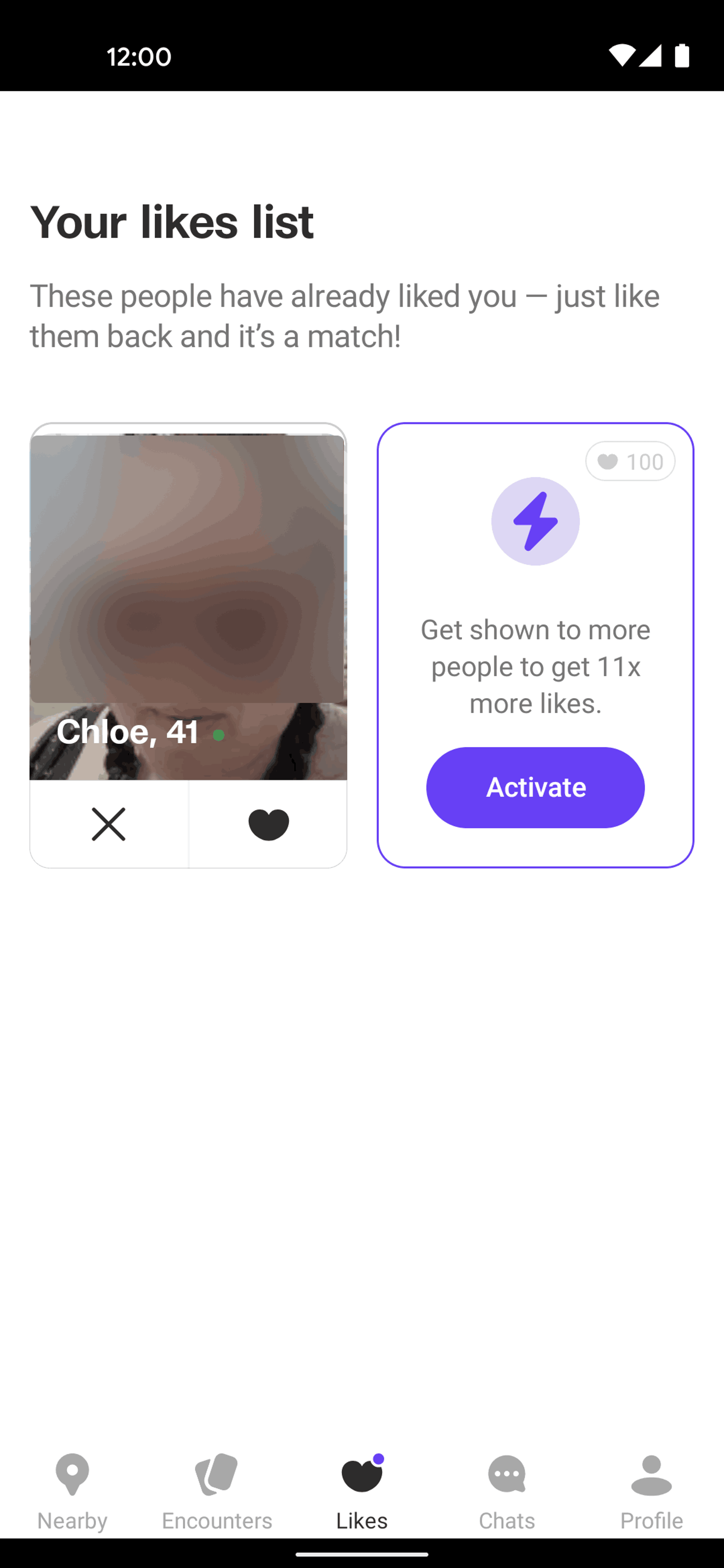 Badoo Android Lifestyle interface screenshot 3