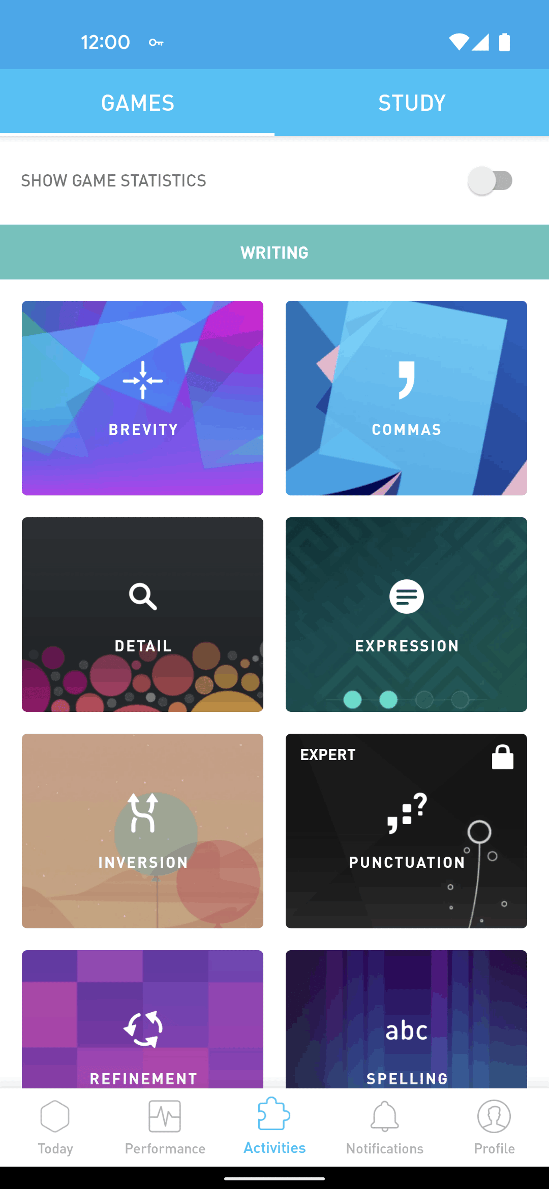 Elevate Android Education interface screenshot 5